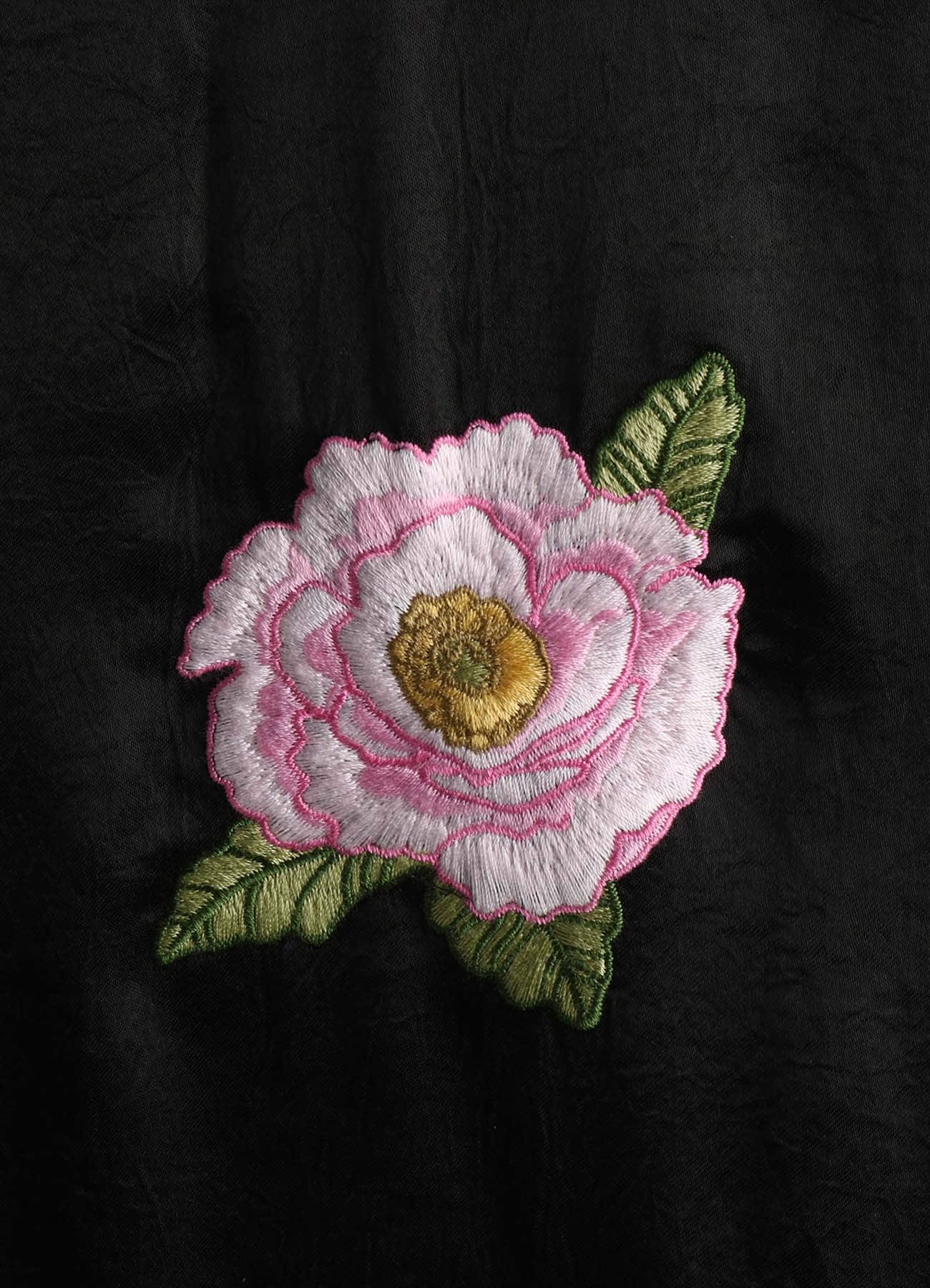 【3/19 12:00 Release】S'YTE X KAZUO KAMIMURA-LADY SNOWBLOOD EMBROIDERED BOMBER JACKET