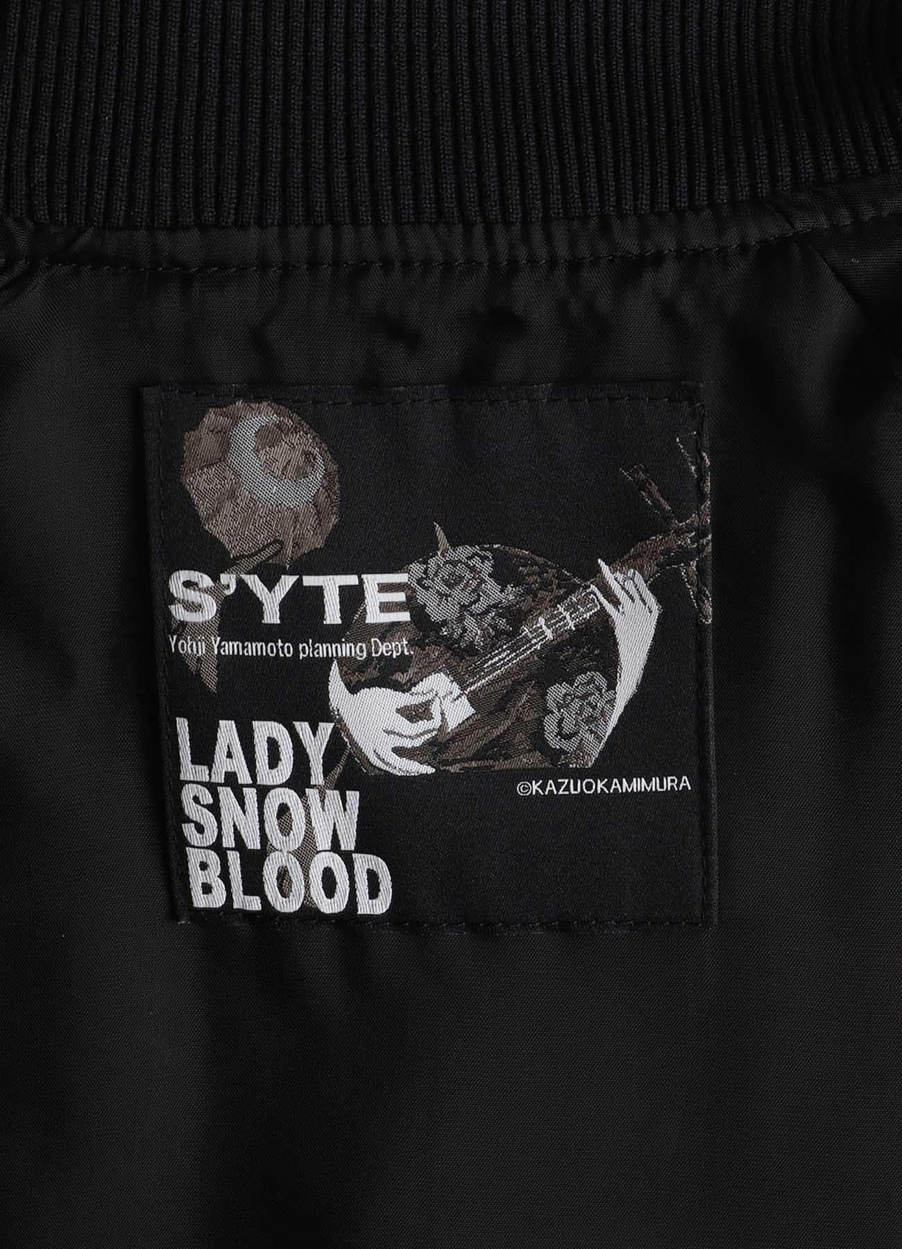 【3/19 12:00 Release】S'YTE X KAZUO KAMIMURA-LADY SNOWBLOOD EMBROIDERED BOMBER JACKET
