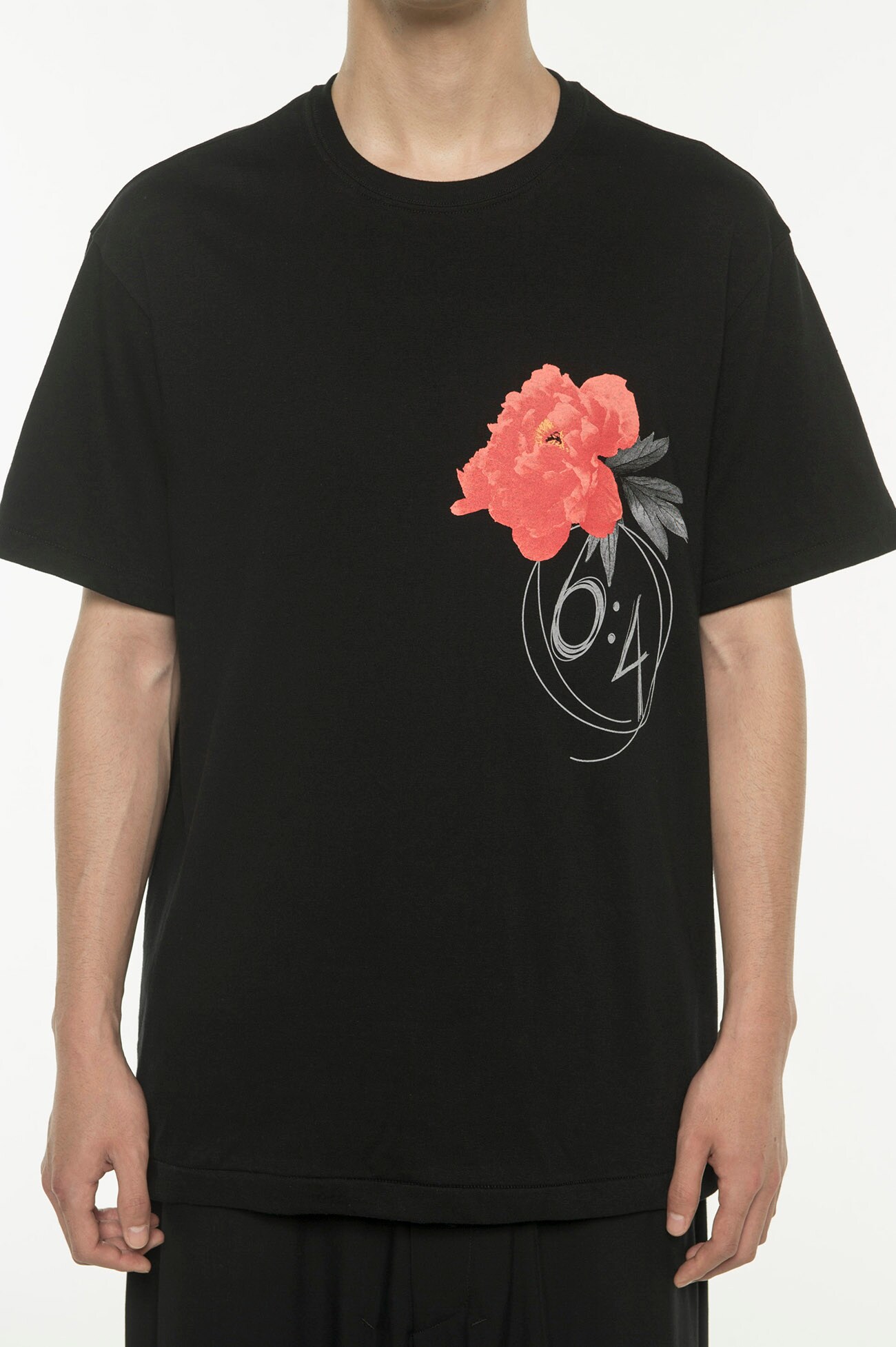 20/CottonJersey Red Peony Flower Ã6:4 T-Shirt