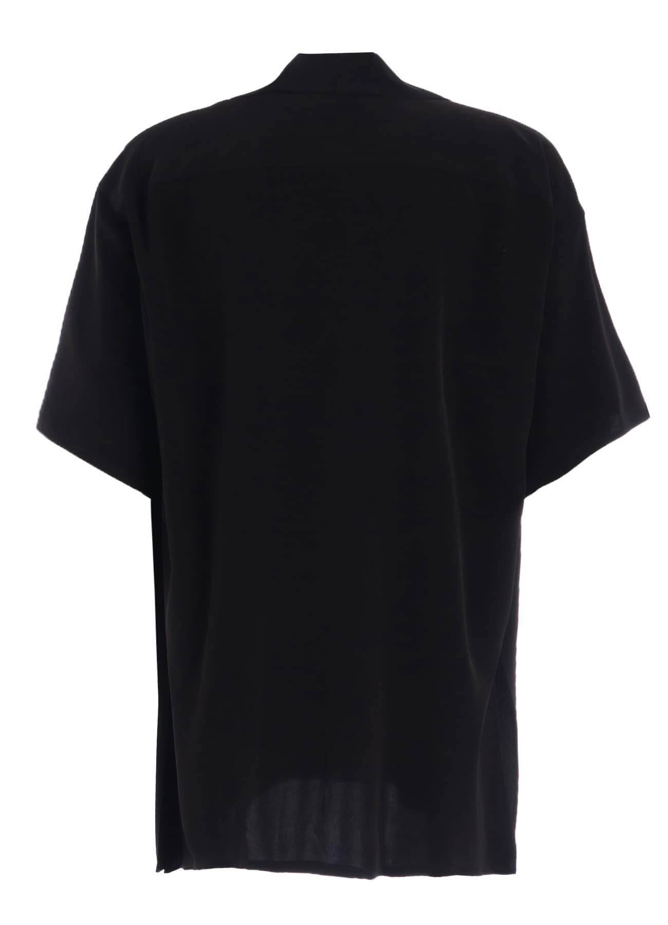 CREPE de CHINE BIG POCKET OPEN COLLAR SHIRTS