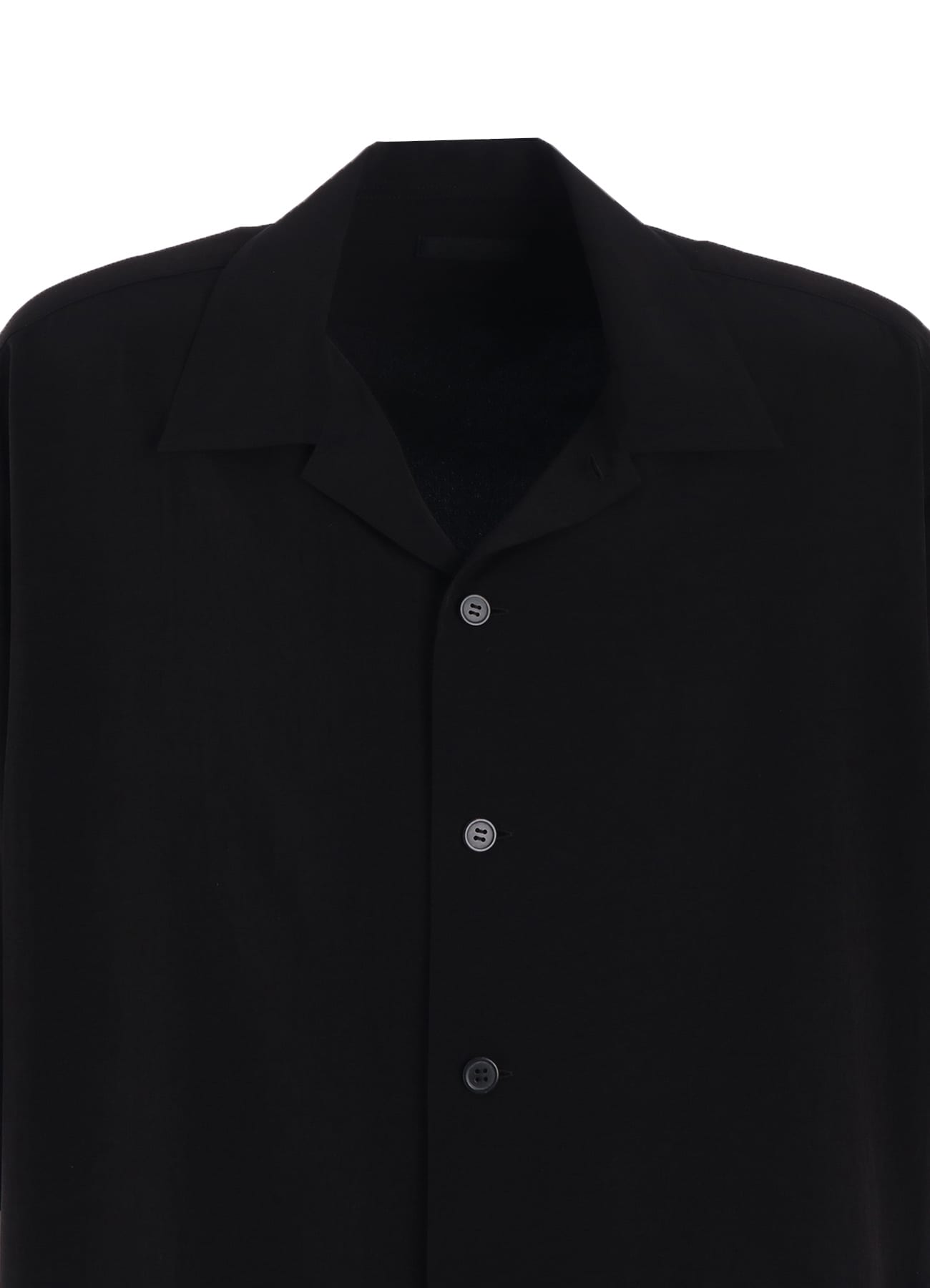 CREPE de CHINE BIG POCKET OPEN COLLAR SHIRTS