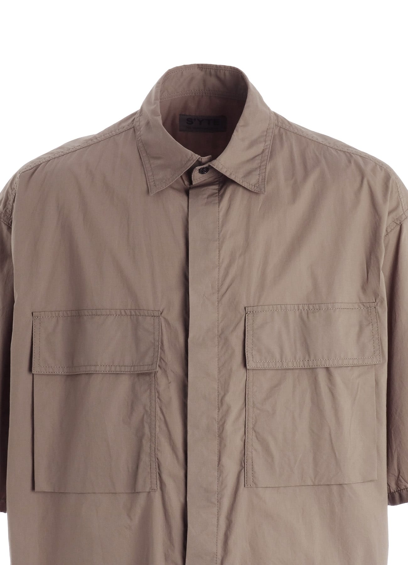 COTTON TYPEWRITER SHORT-SLEEVE SHIRT