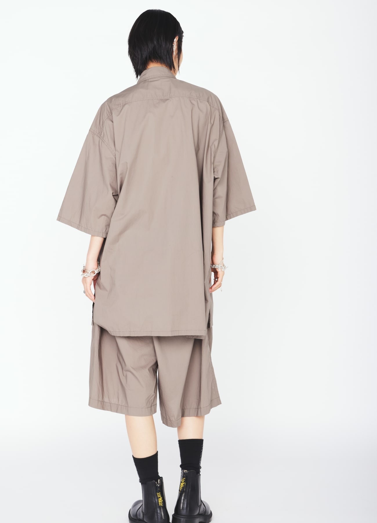 COTTON TYPEWRITER SHORT-SLEEVE SHIRT
