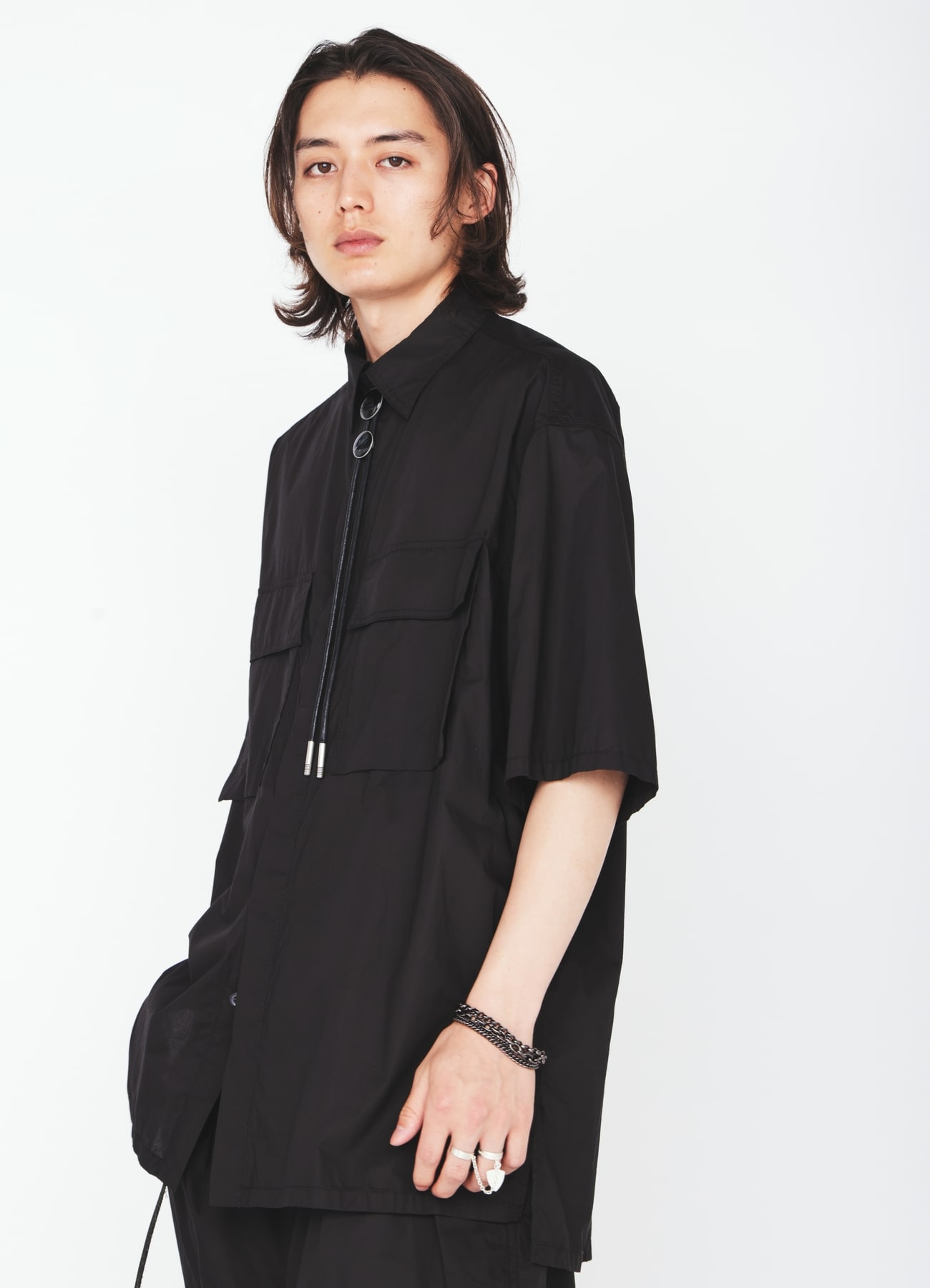 COTTON TYPEWRITER SHORT-SLEEVE SHIRT