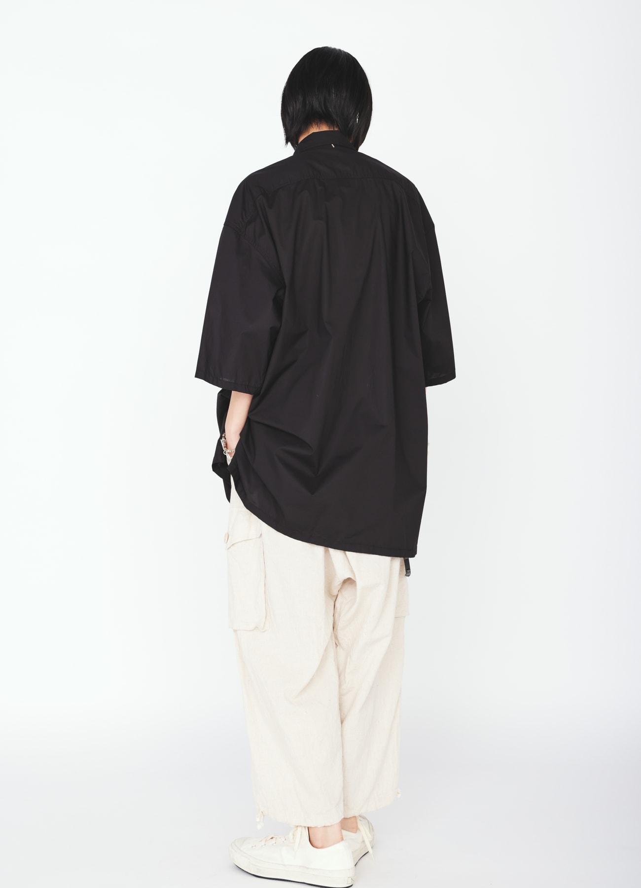 COTTON TYPEWRITER SHORT-SLEEVE SHIRT