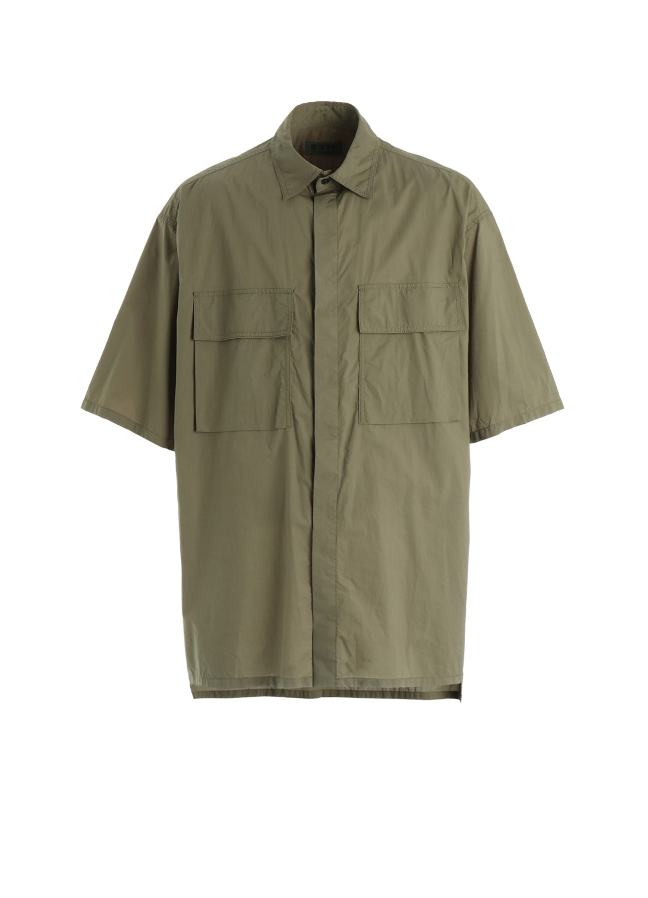 COTTON TYPEWRITER SHORT-SLEEVE SHIRT