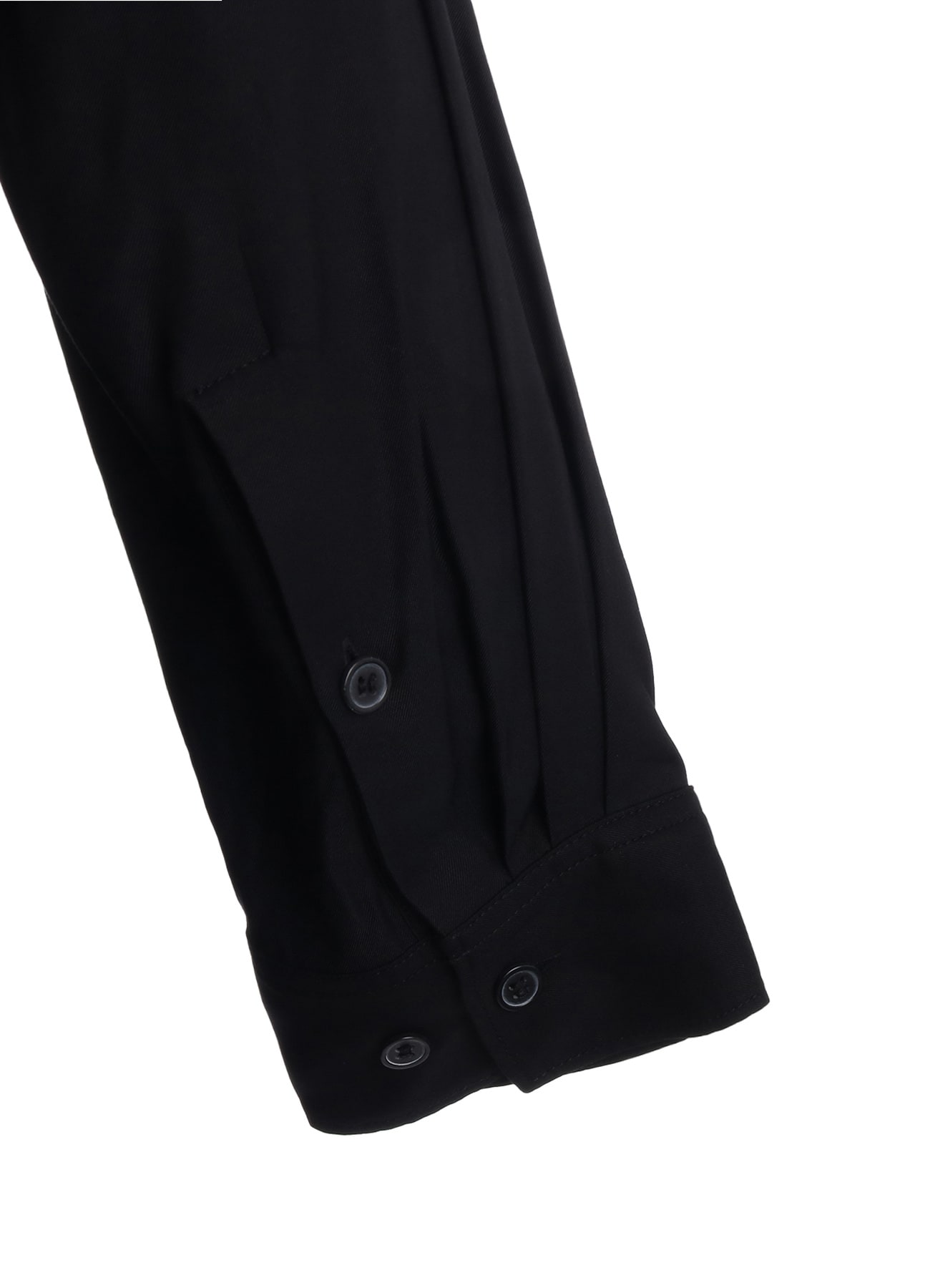 RAYON TWILL LAYERED-COLLAR SHIRT