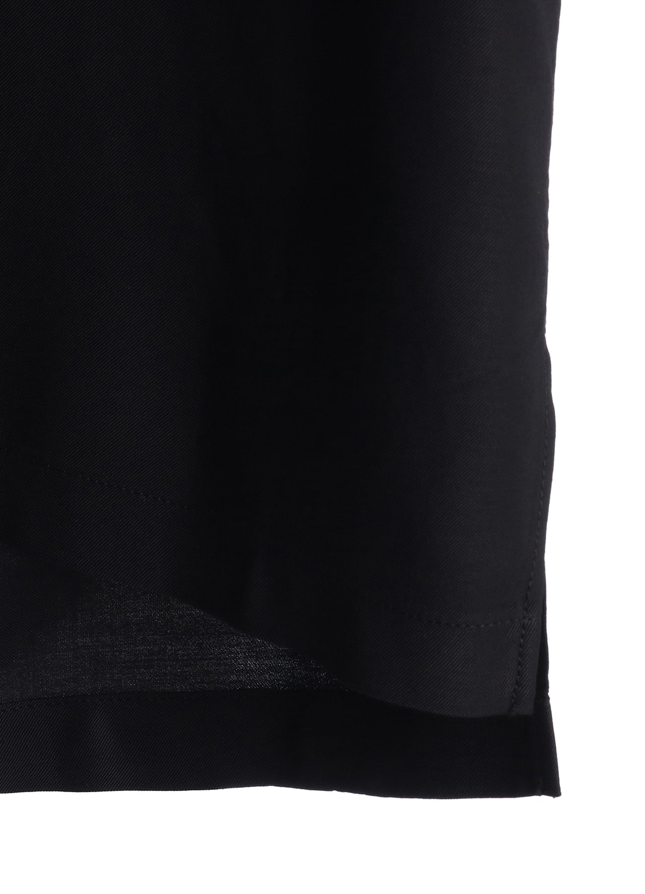 RAYON TWILL SHORT-SLEEVE OPEN COLLAR SHIRT