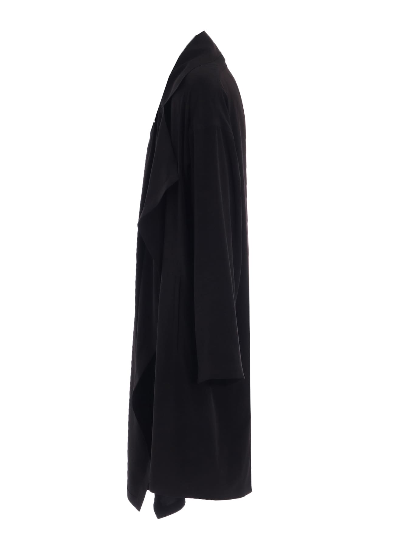 CREPE de CHINE DRAPE COAT