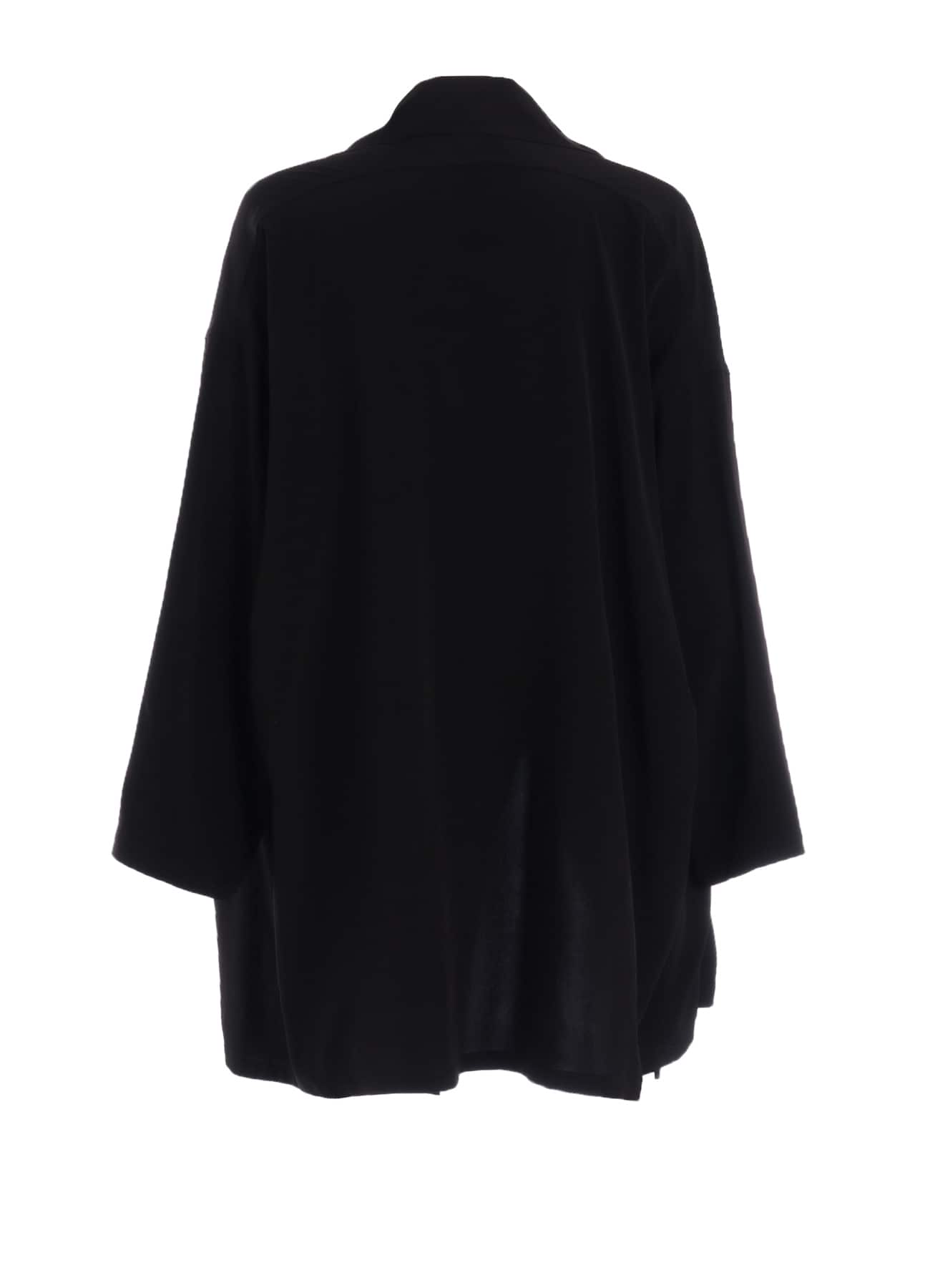 CREPE de CHINE DRAPE COAT