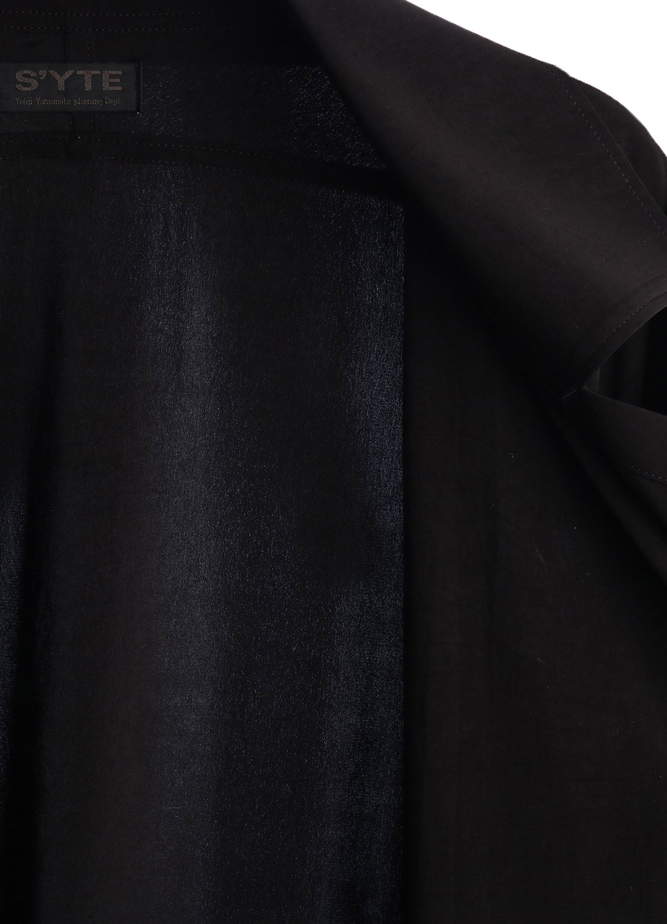 CREPE de CHINE DRAPE COAT