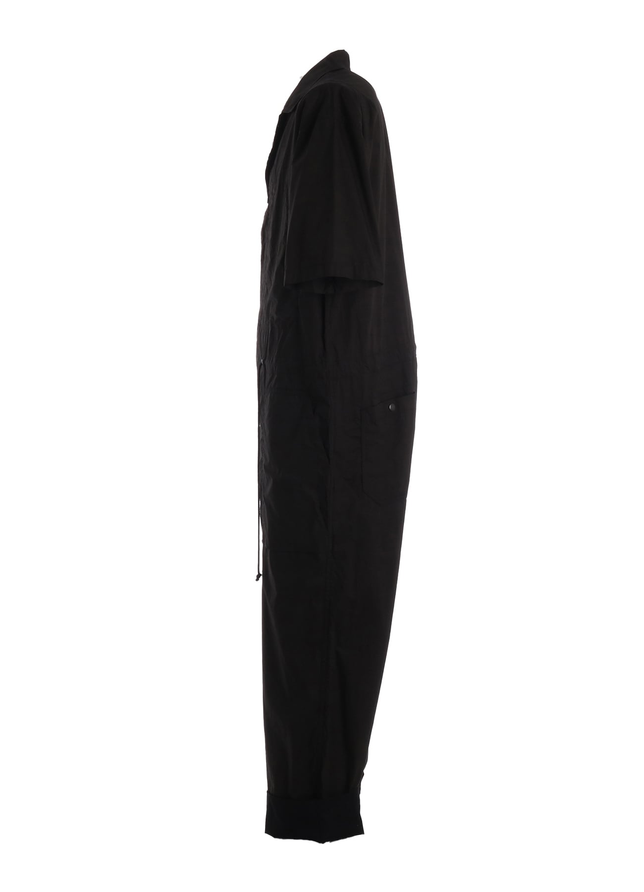 COTTON TYPEWRITER SHORT-SLEEVE JUMPSUIT