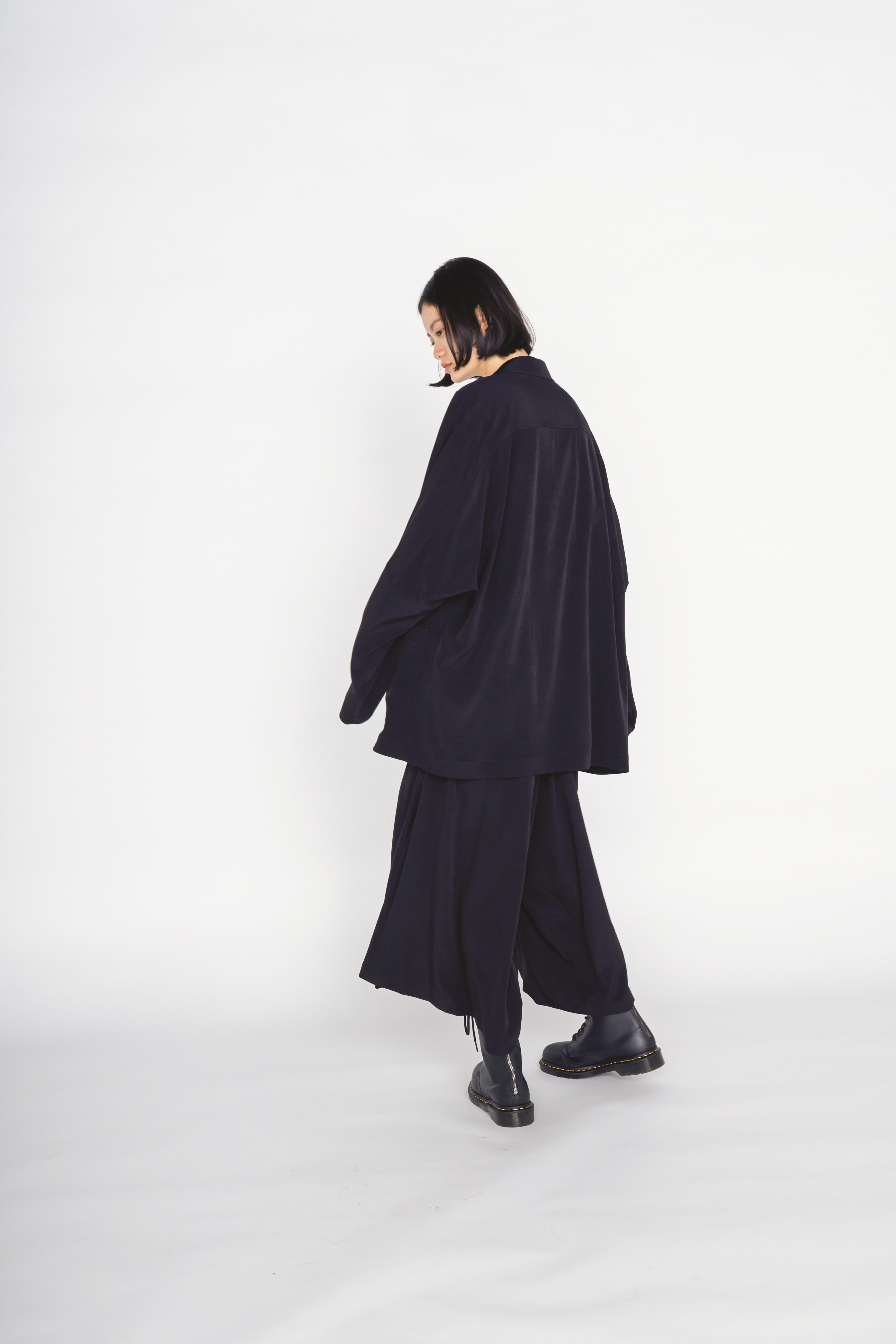 CREPE de CHINE RAGLAN SLEEVE JACKET