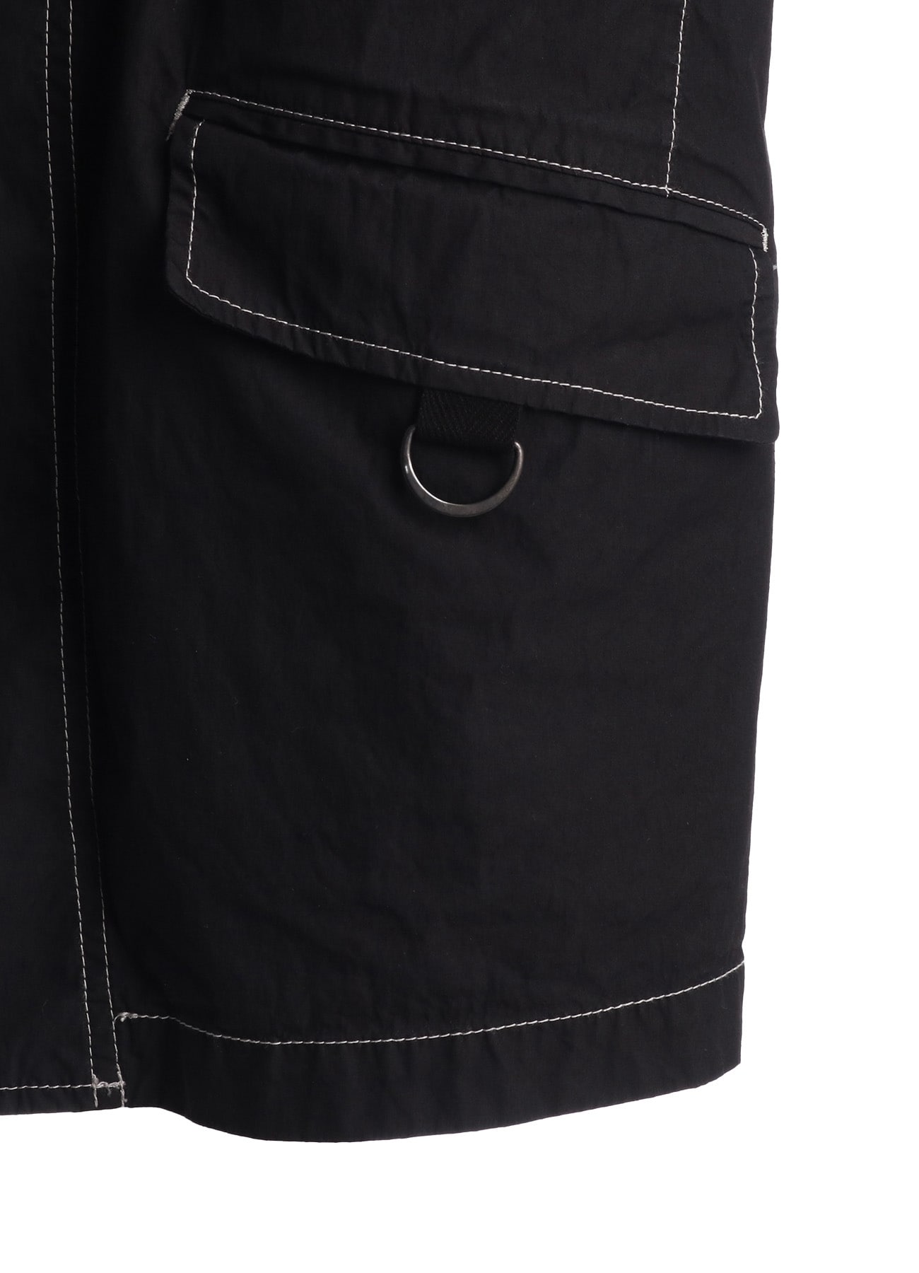 COTTON/NYLON WEATHER CLOTH ZIP-POCKET JACKET