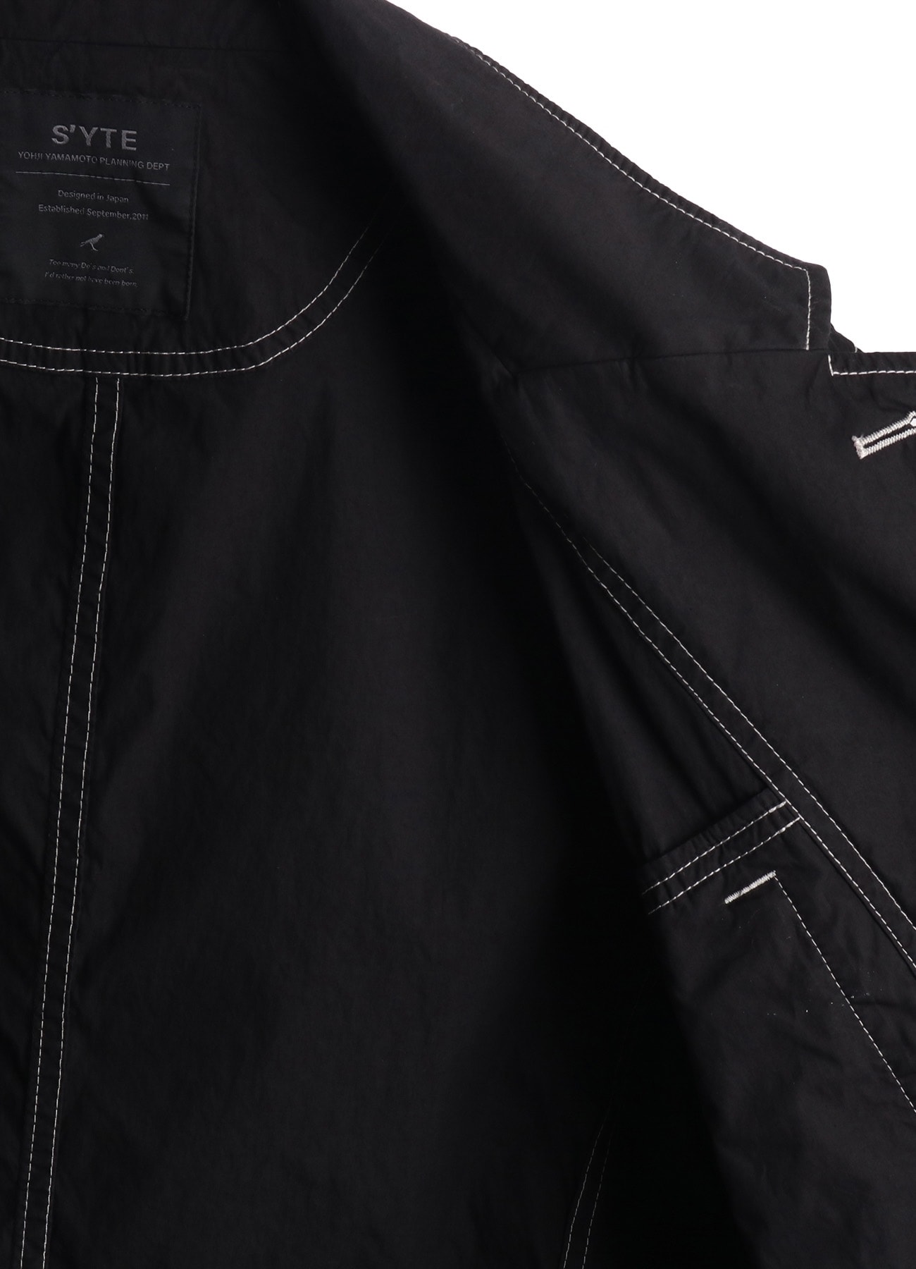 COTTON/NYLON WEATHER CLOTH ZIP-POCKET JACKET