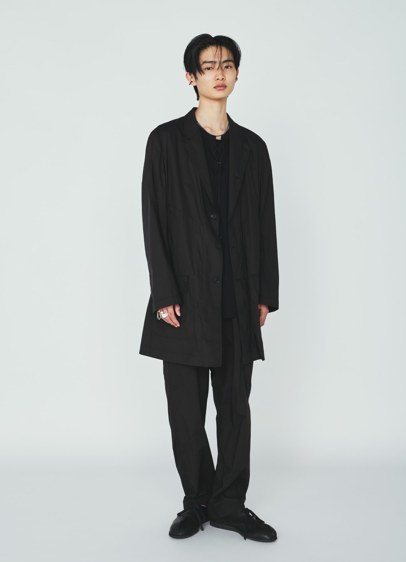 COTTON TYPEWRITER WORK-DETAIL JACKET