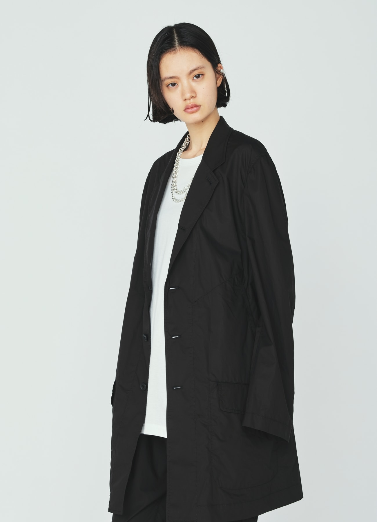COTTON TYPEWRITER WORK-DETAIL JACKET