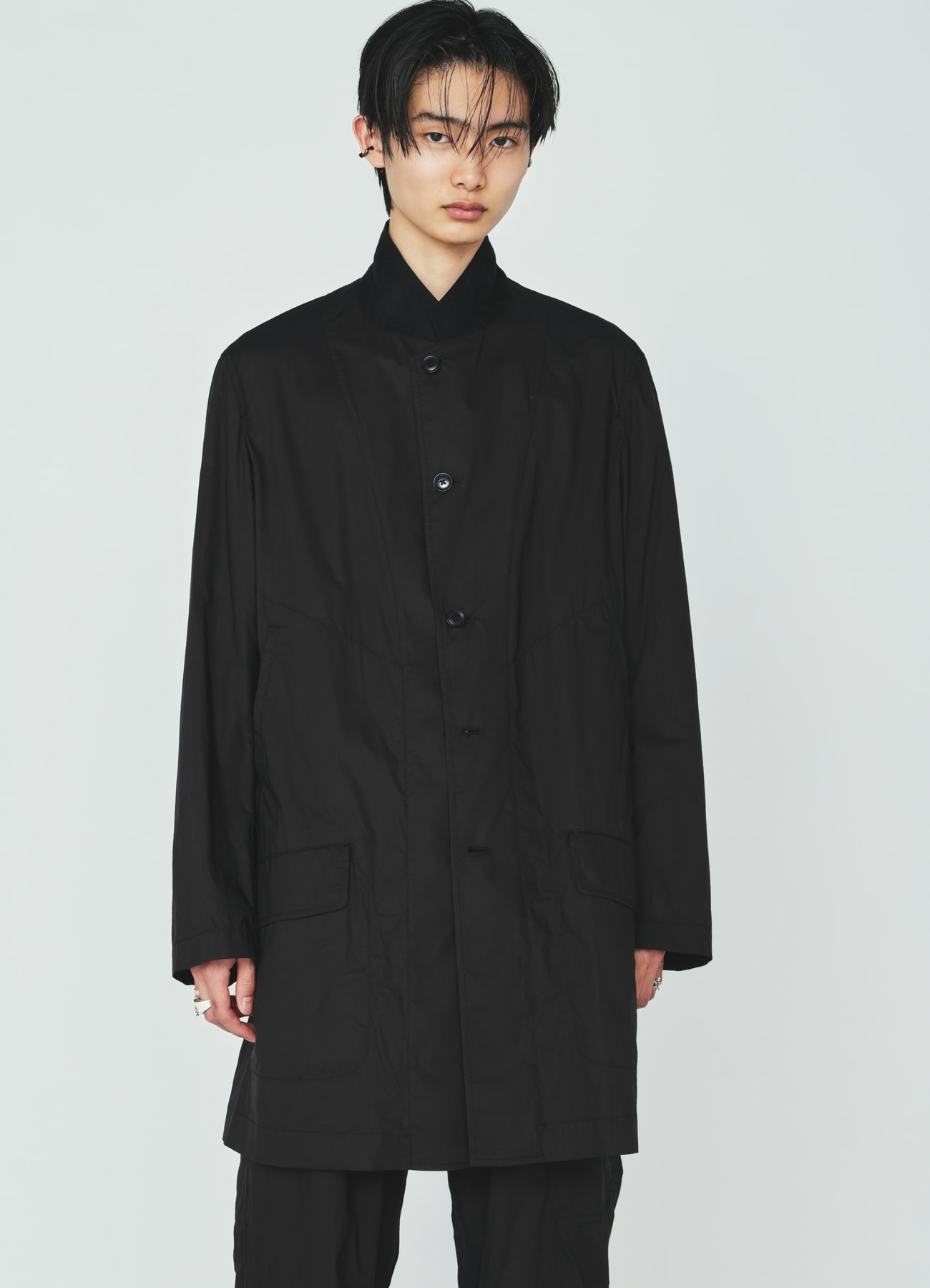 COTTON TYPEWRITER WORK-DETAIL JACKET