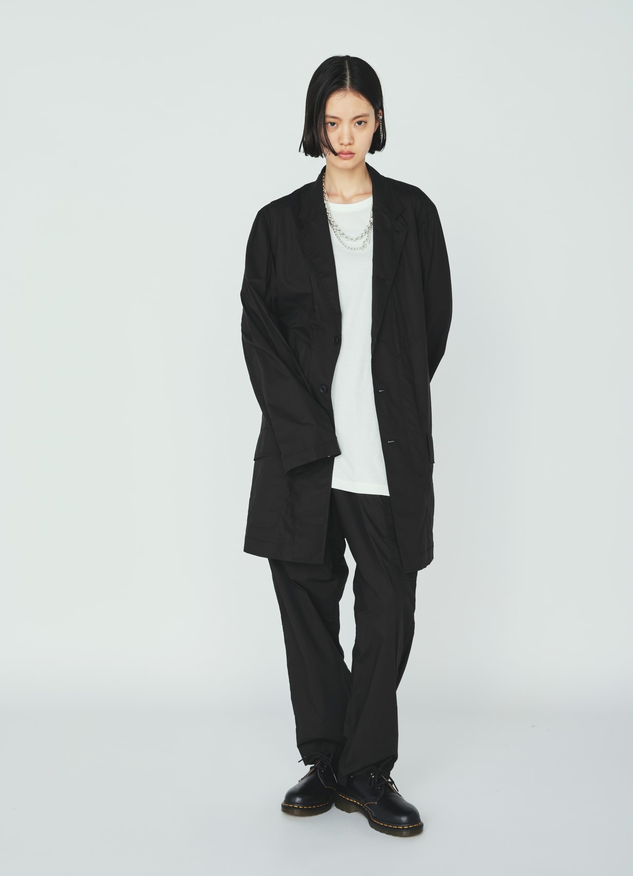COTTON TYPEWRITER WORK-DETAIL JACKET