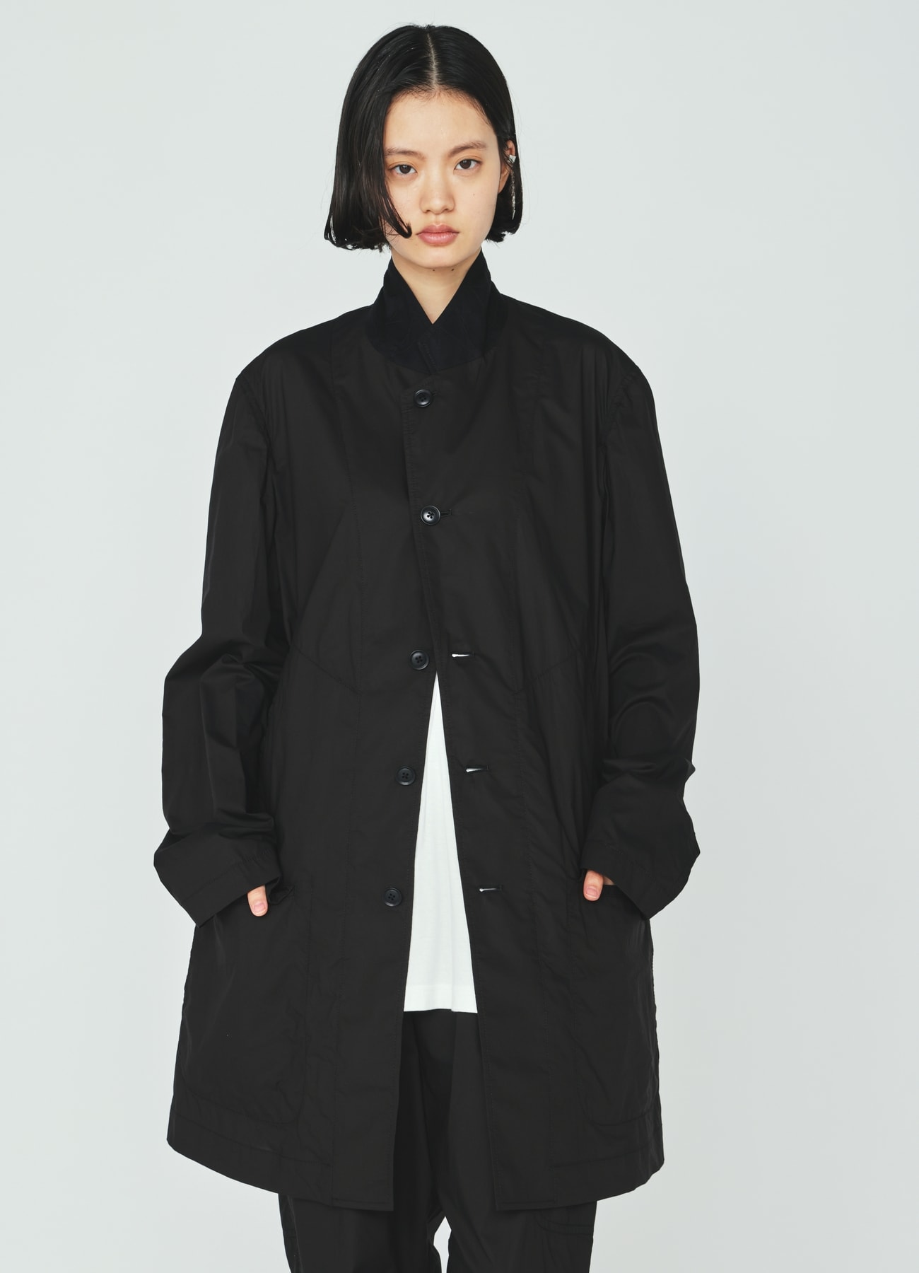 COTTON TYPEWRITER WORK-DETAIL JACKET