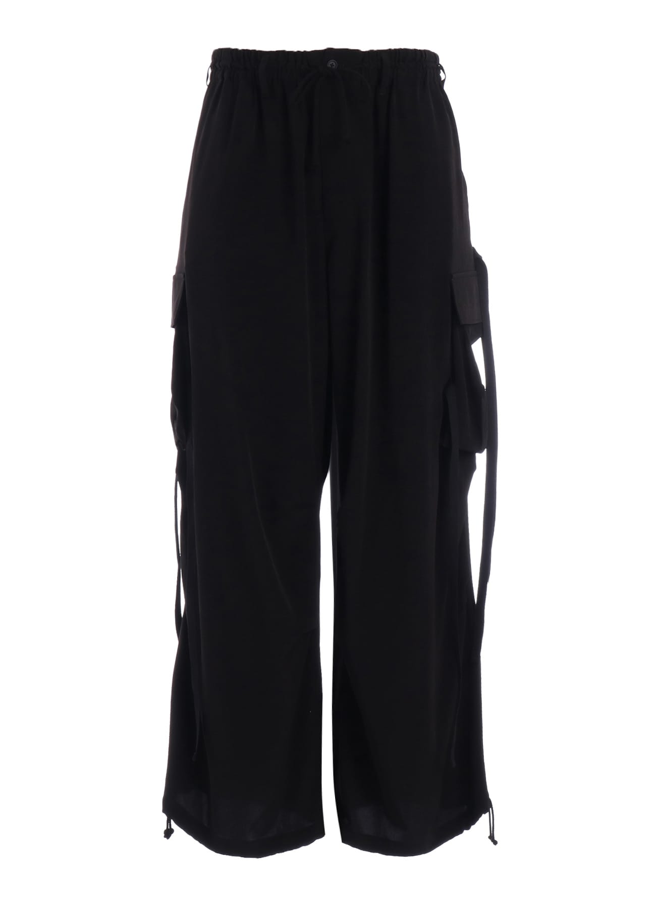 CREPE de CHINE STRAP TECHNO PANTS