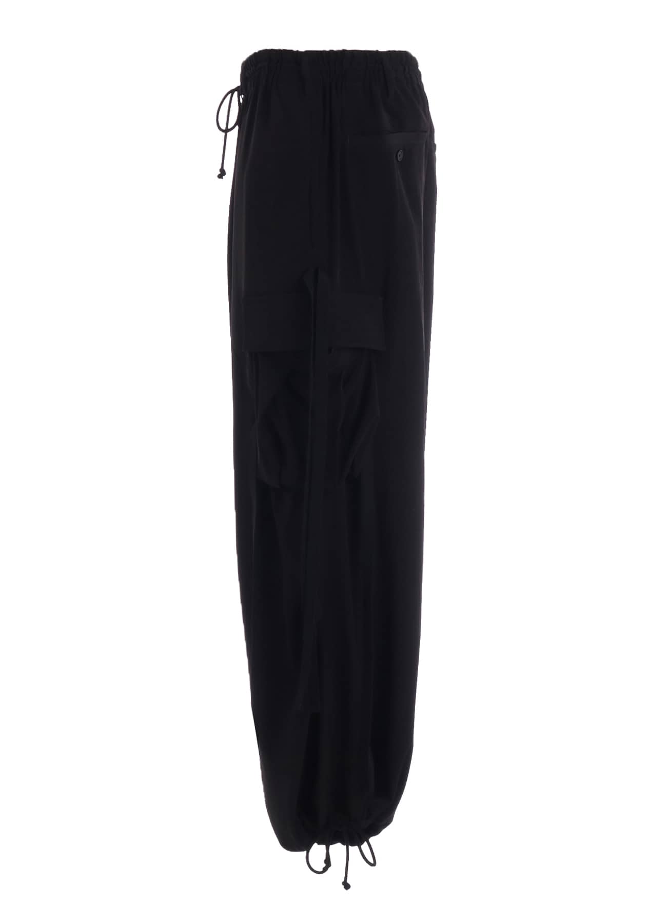 CREPE de CHINE STRAP TECHNO PANTS
