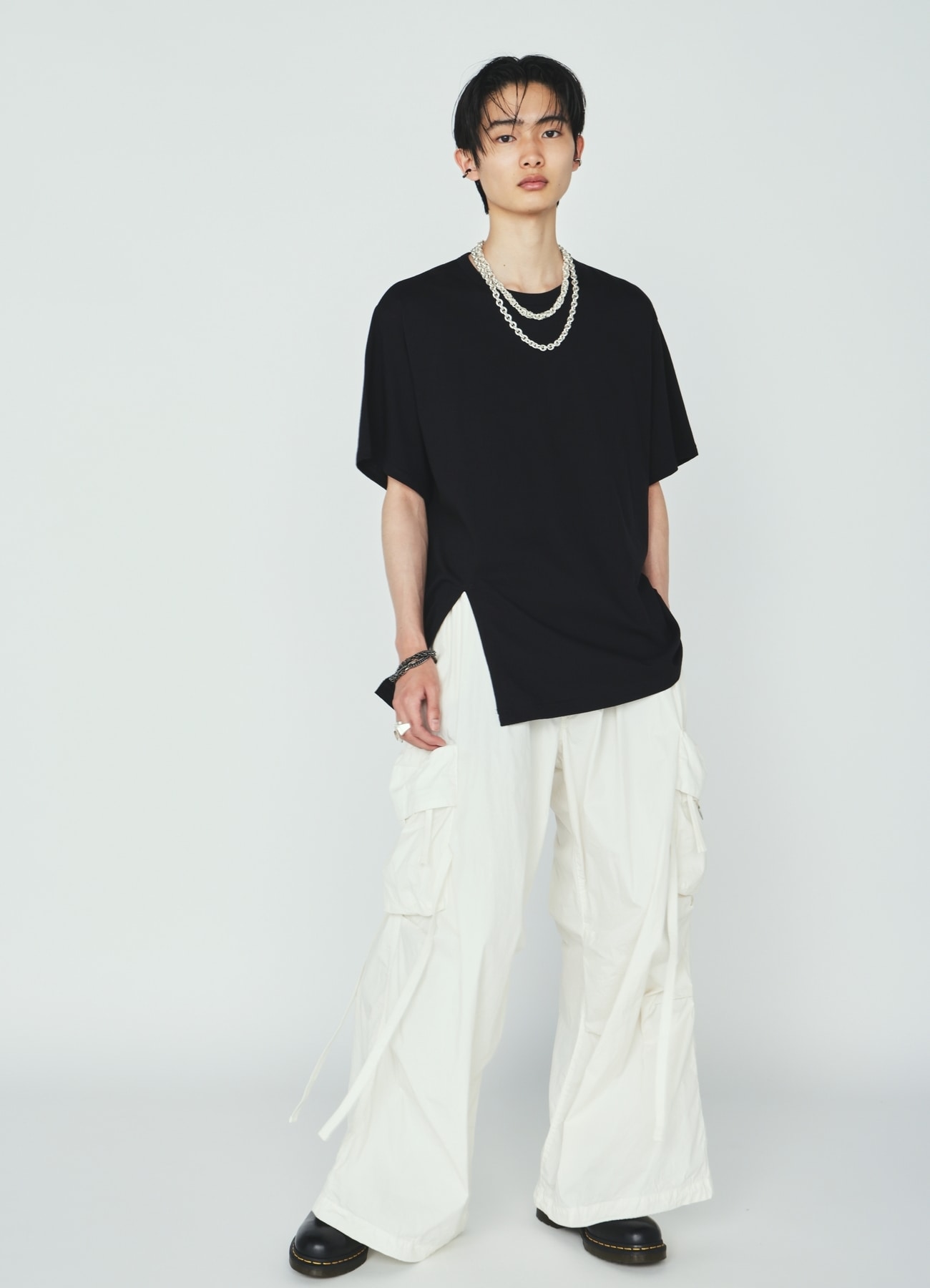 COTTON/NYLON WEATHER CLOTH TECHNO PANTS