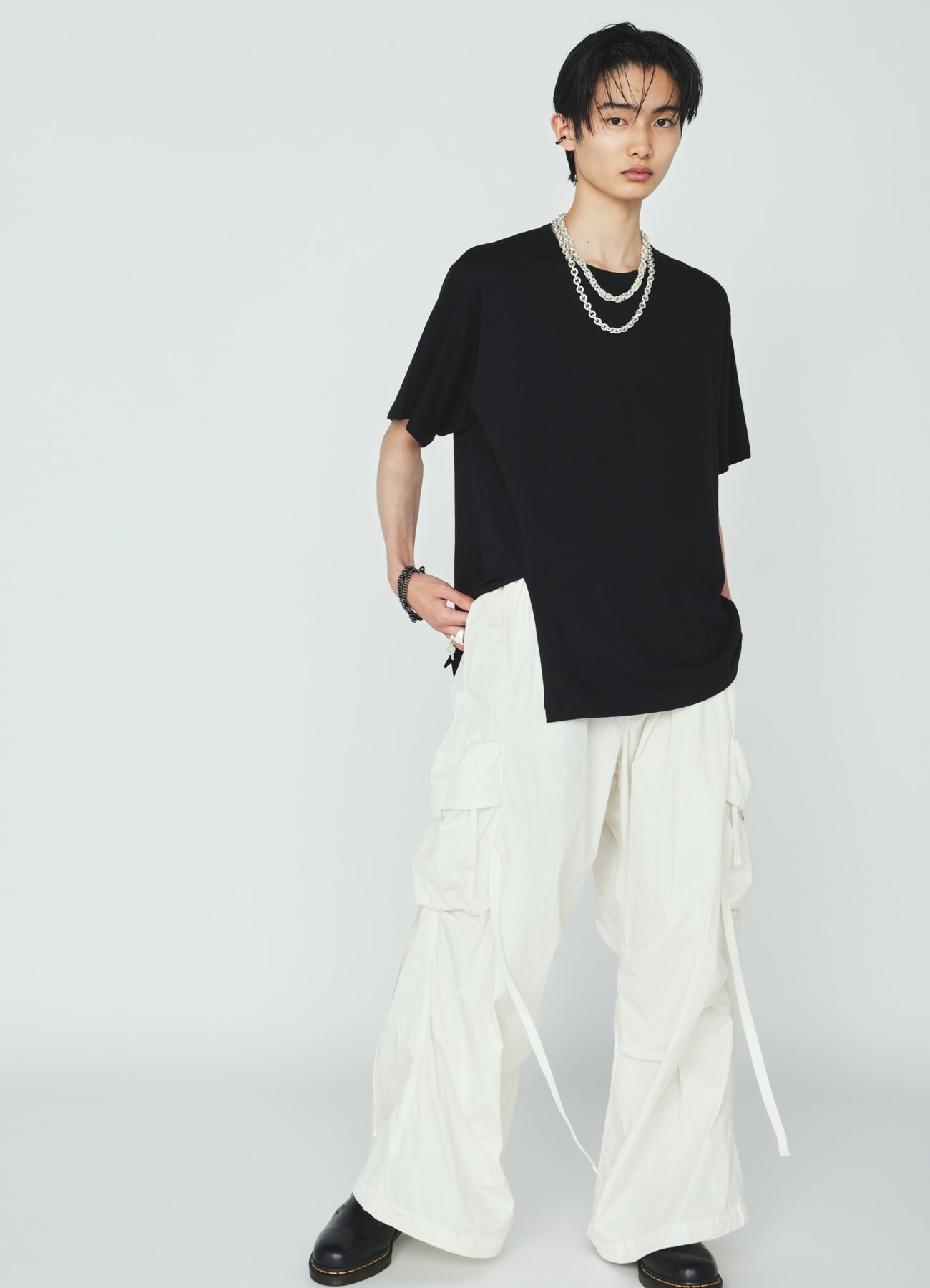 COTTON/NYLON WEATHER CLOTH TECHNO PANTS
