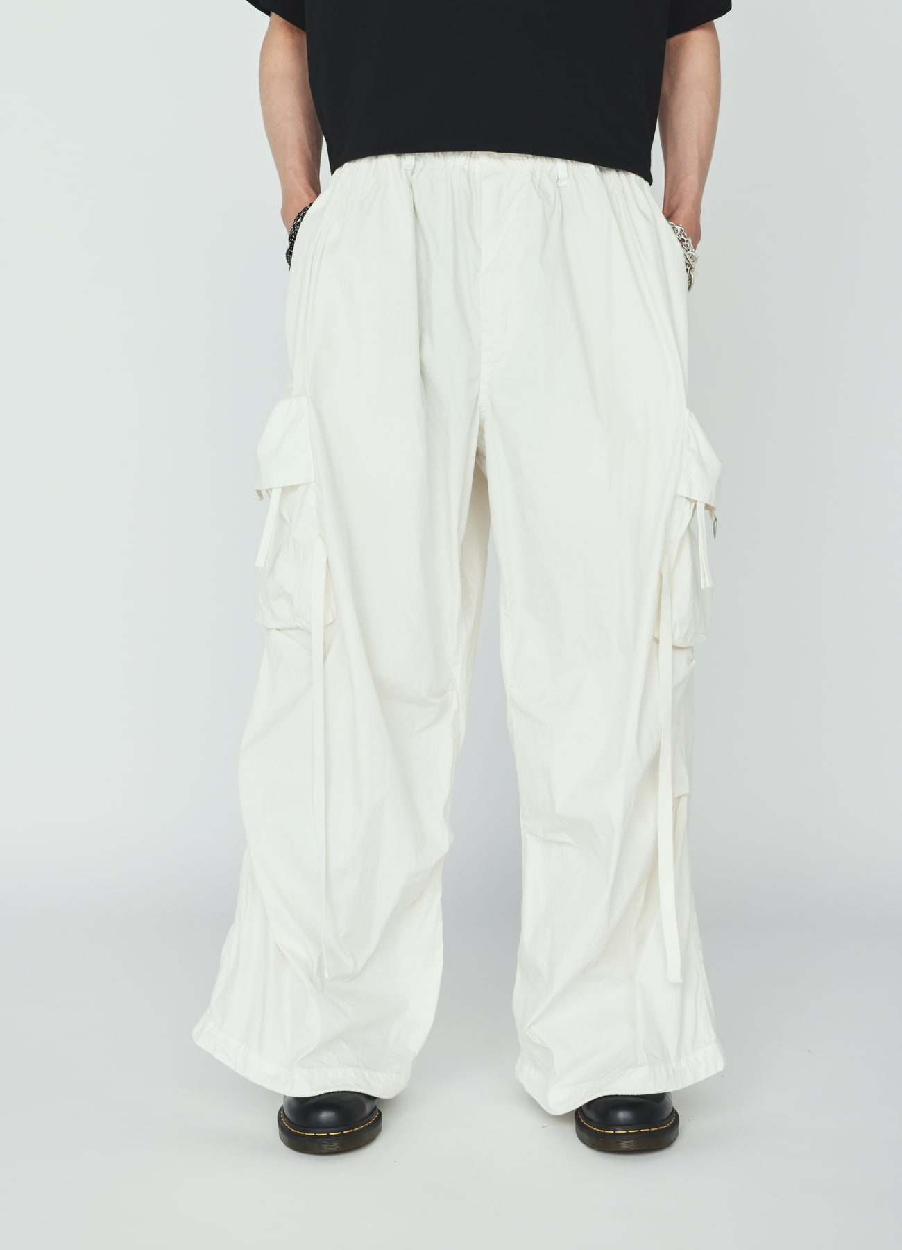 COTTON/NYLON WEATHER CLOTH TECHNO PANTS