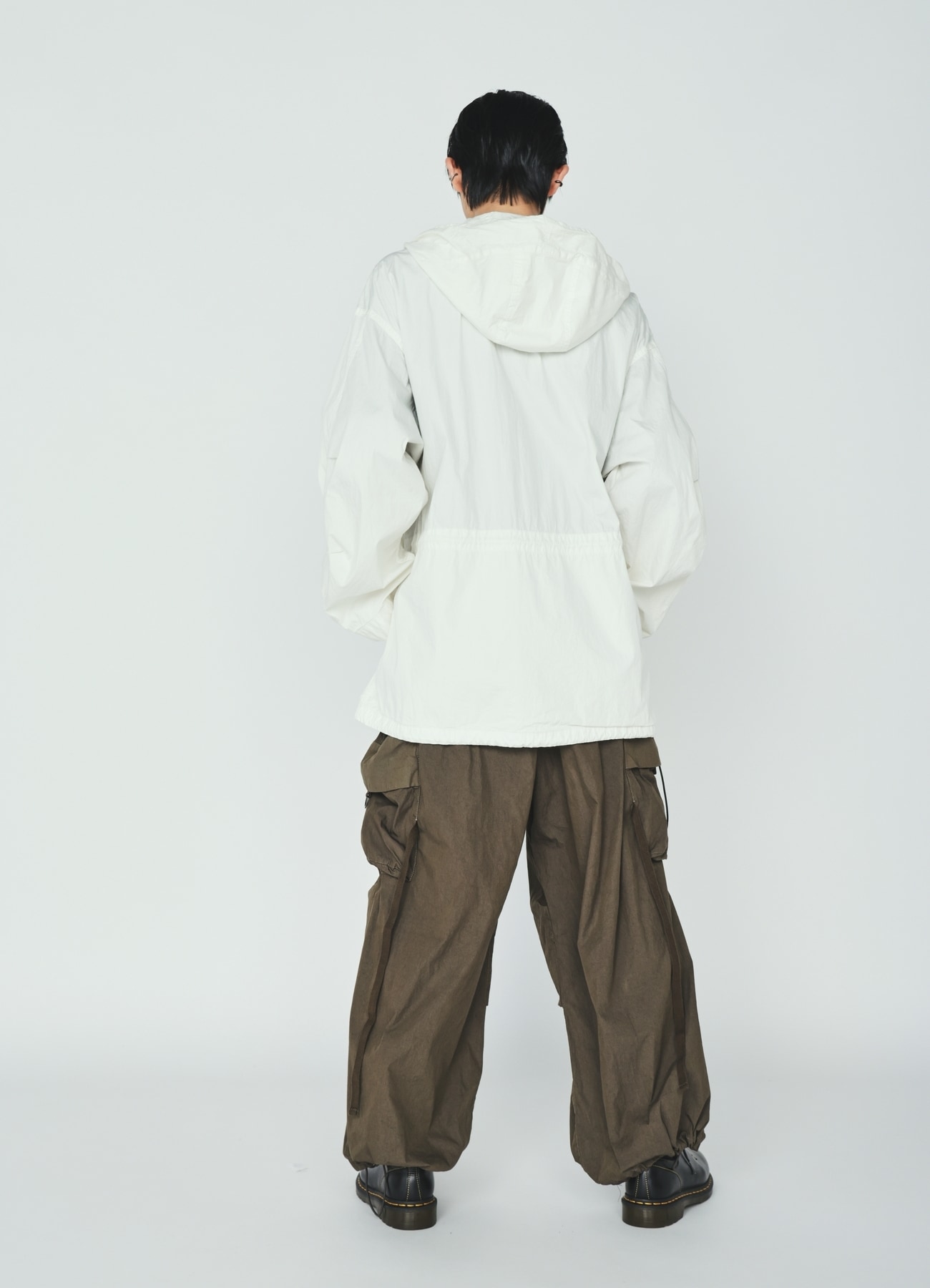 COTTON/NYLON WEATHER CLOTH TECHNO PANTS