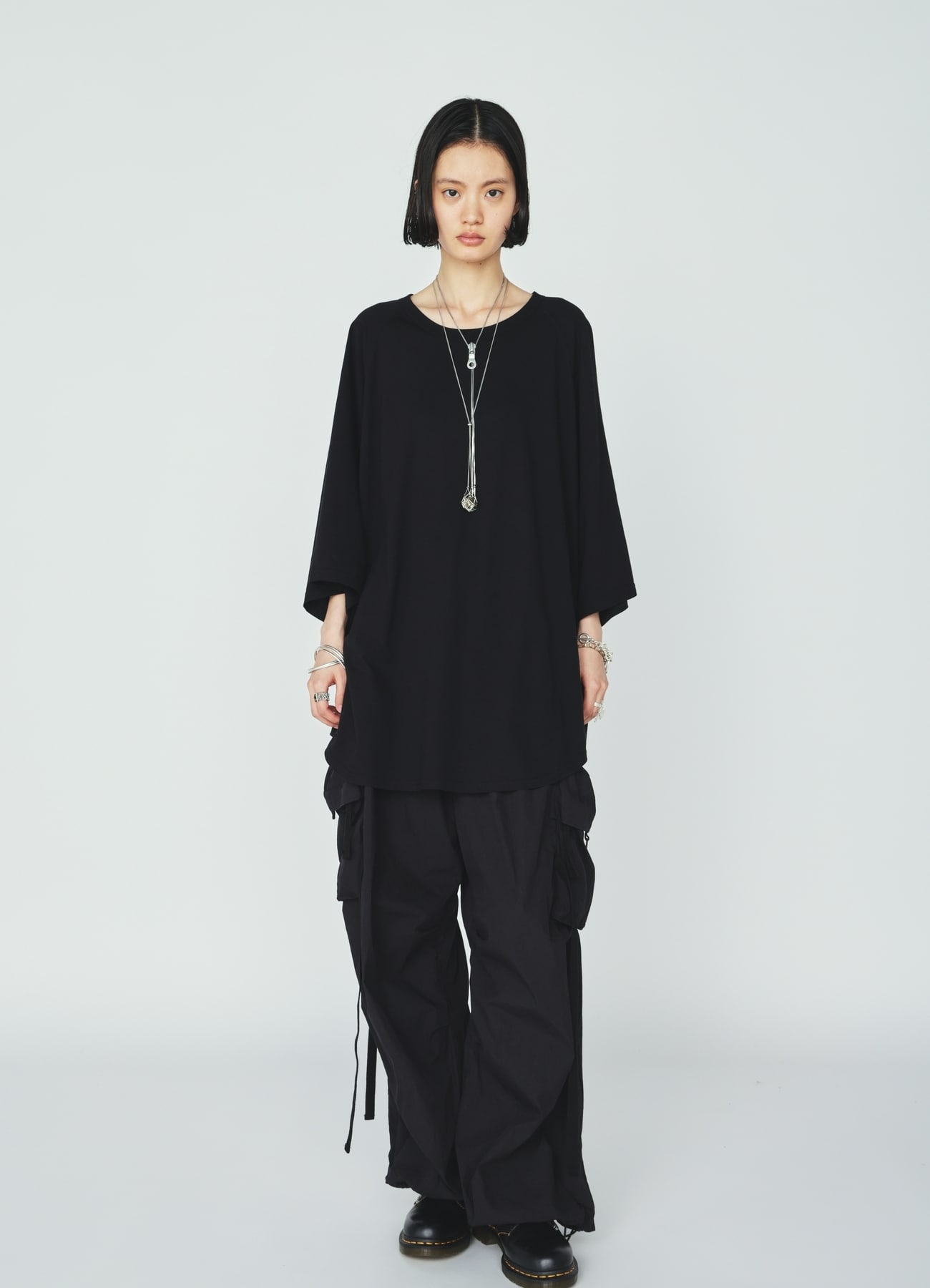 COTTON/NYLON WEATHER CLOTH TECHNO PANTS