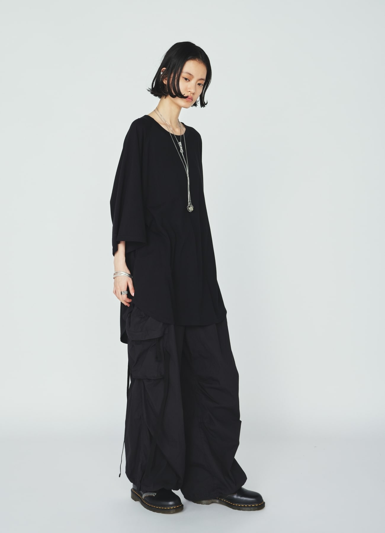 COTTON/NYLON WEATHER CLOTH TECHNO PANTS