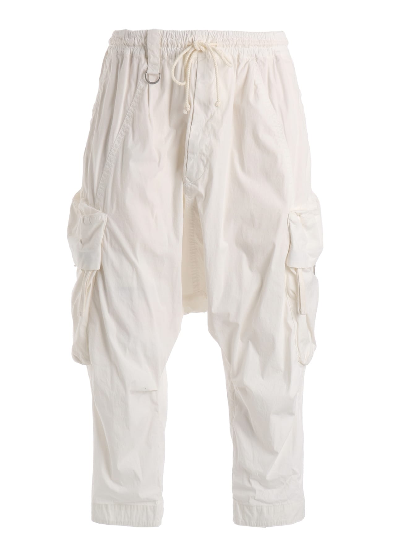 COTTON/NYLON WEATHER CLOTH SAROUEL PANTS WITH GUSSETED POCKETS