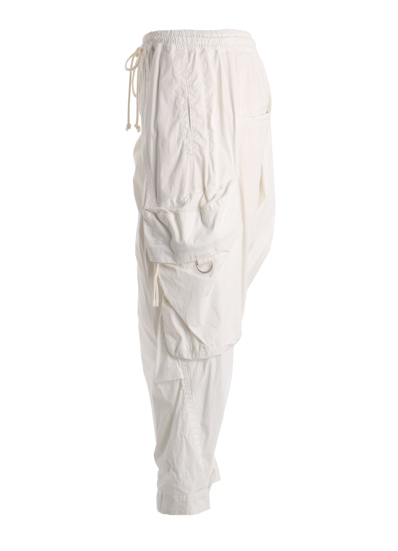 COTTON/NYLON WEATHER CLOTH SAROUEL PANTS WITH GUSSETED POCKETS