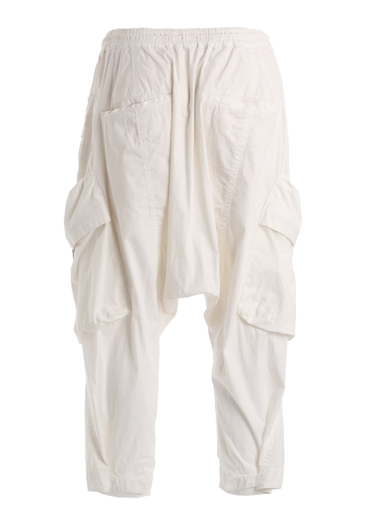 COTTON/NYLON WEATHER CLOTH SAROUEL PANTS WITH GUSSETED POCKETS