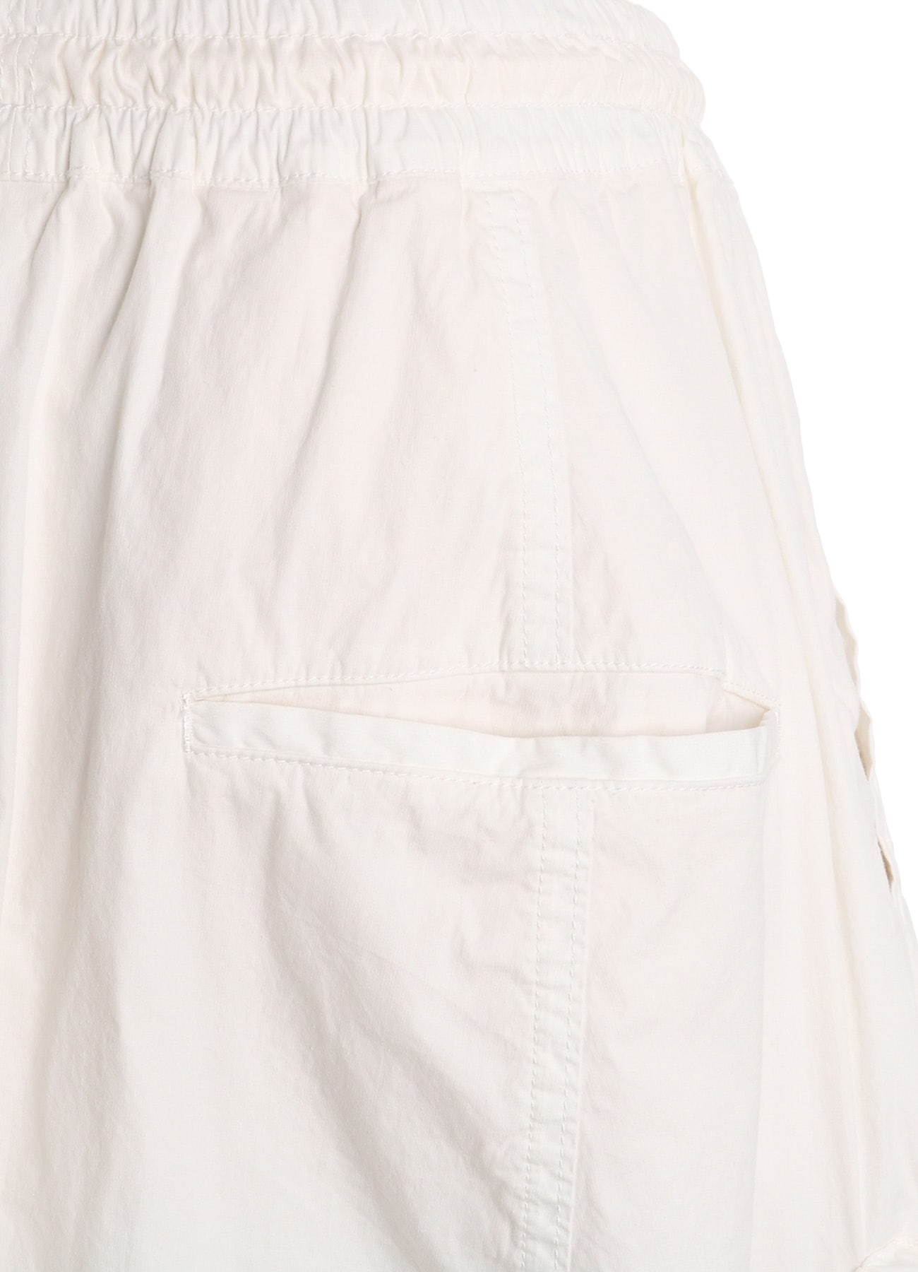 COTTON/NYLON WEATHER CLOTH SAROUEL PANTS WITH GUSSETED POCKETS