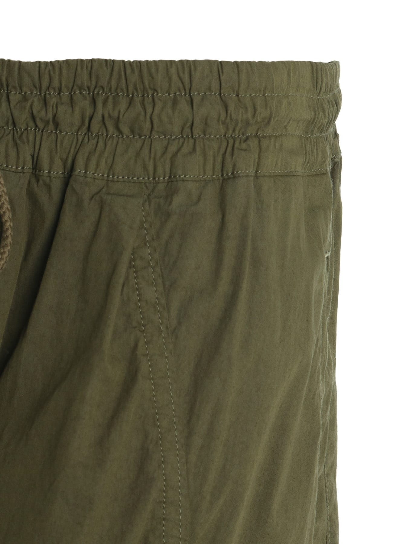 COTTON/NYLON WEATHER CLOTH SAROUEL PANTS WITH GUSSETED POCKETS