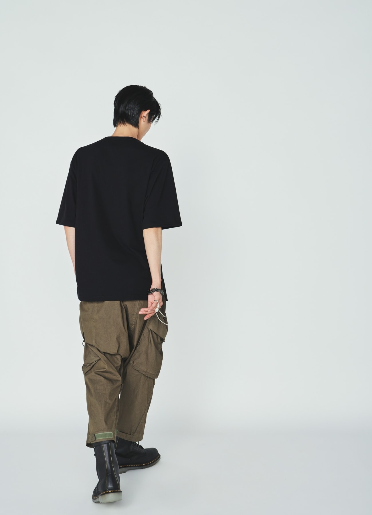 COTTON/NYLON WEATHER CLOTH SAROUEL PANTS WITH GUSSETED POCKETS