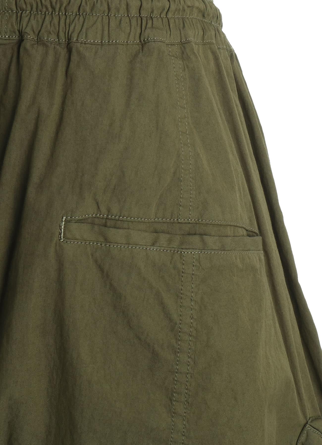 COTTON/NYLON WEATHER CLOTH SAROUEL PANTS WITH GUSSETED POCKETS