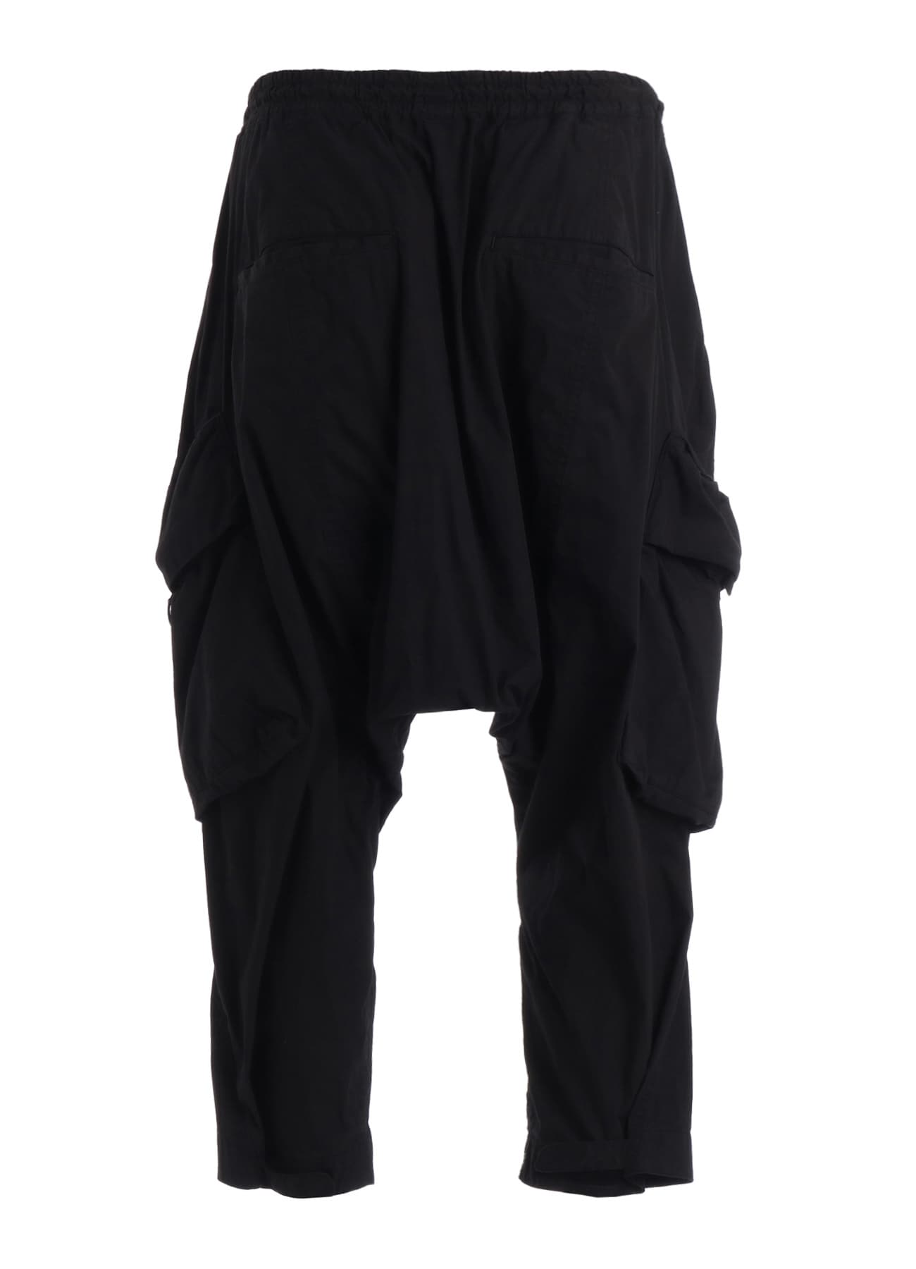 COTTON/NYLON WEATHER CLOTH SAROUEL PANTS WITH GUSSETED POCKETS