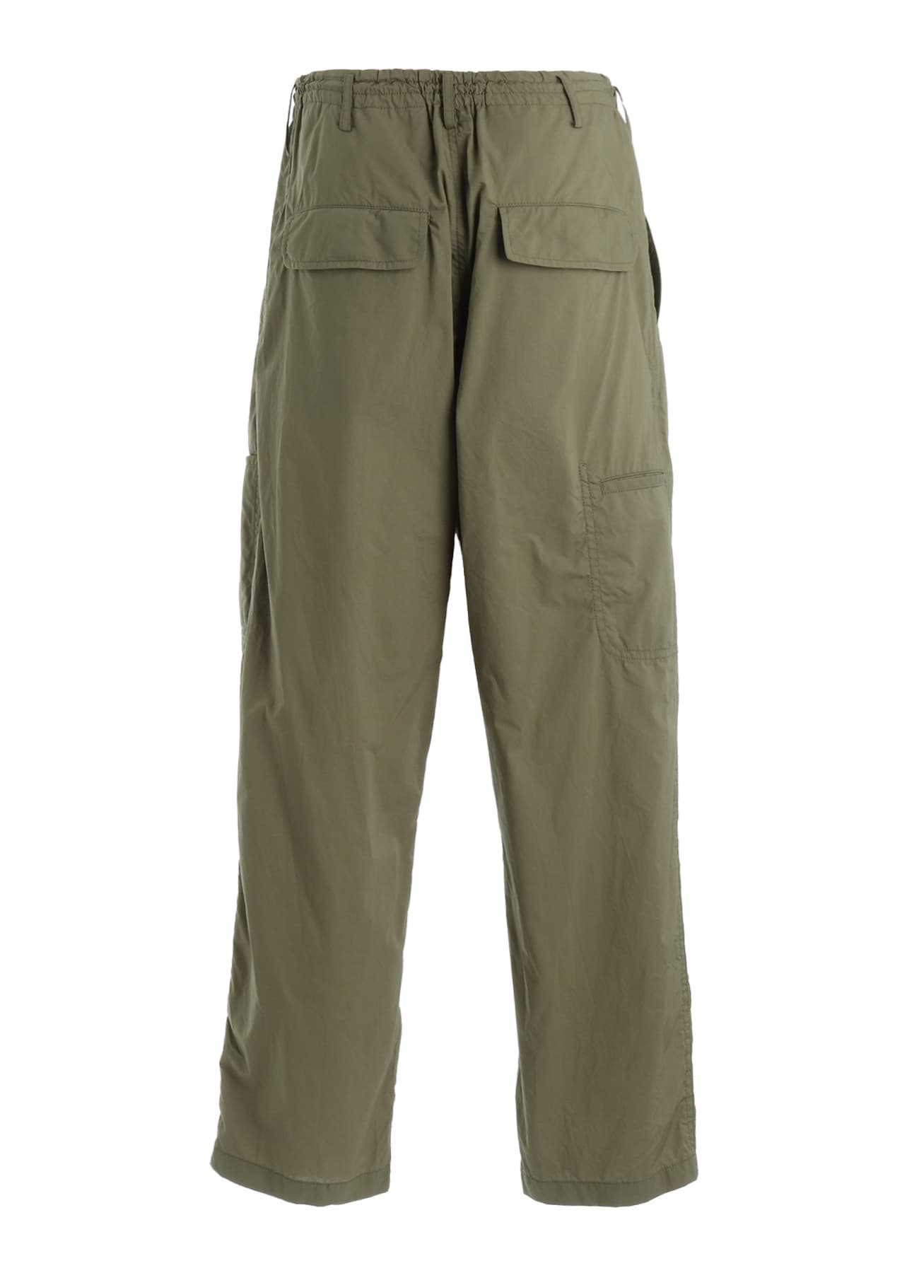 COTTON TYPEWRITER SIDE-POCKET TAPERED PANTS