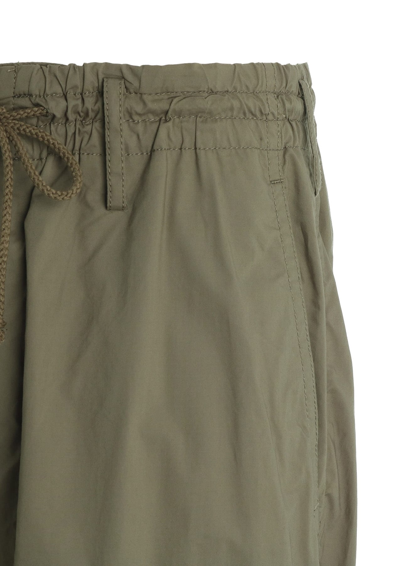 COTTON TYPEWRITER SIDE-POCKET TAPERED PANTS