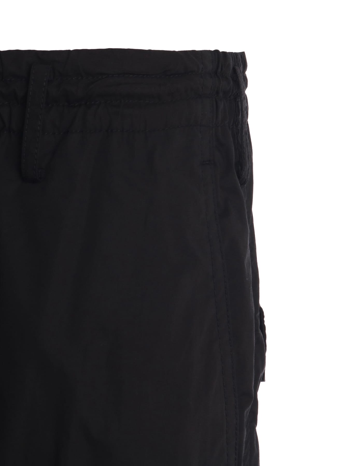 COTTON TYPEWRITER SIDE-POCKET TAPERED PANTS