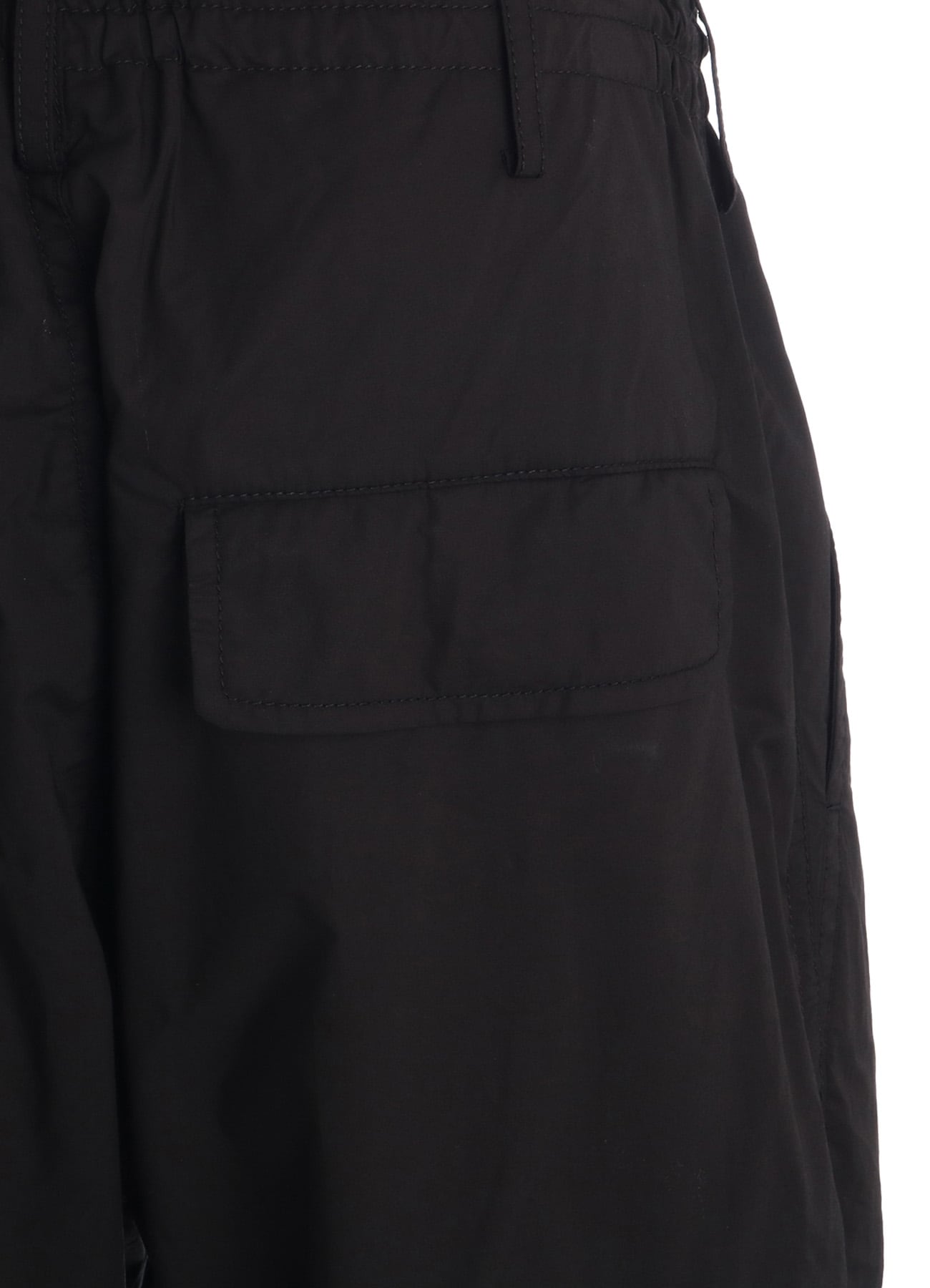 COTTON TYPEWRITER SIDE-POCKET TAPERED PANTS
