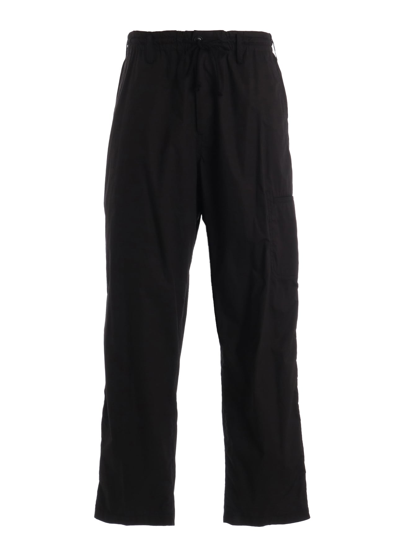 COTTON TYPEWRITER SIDE-POCKET TAPERED PANTS