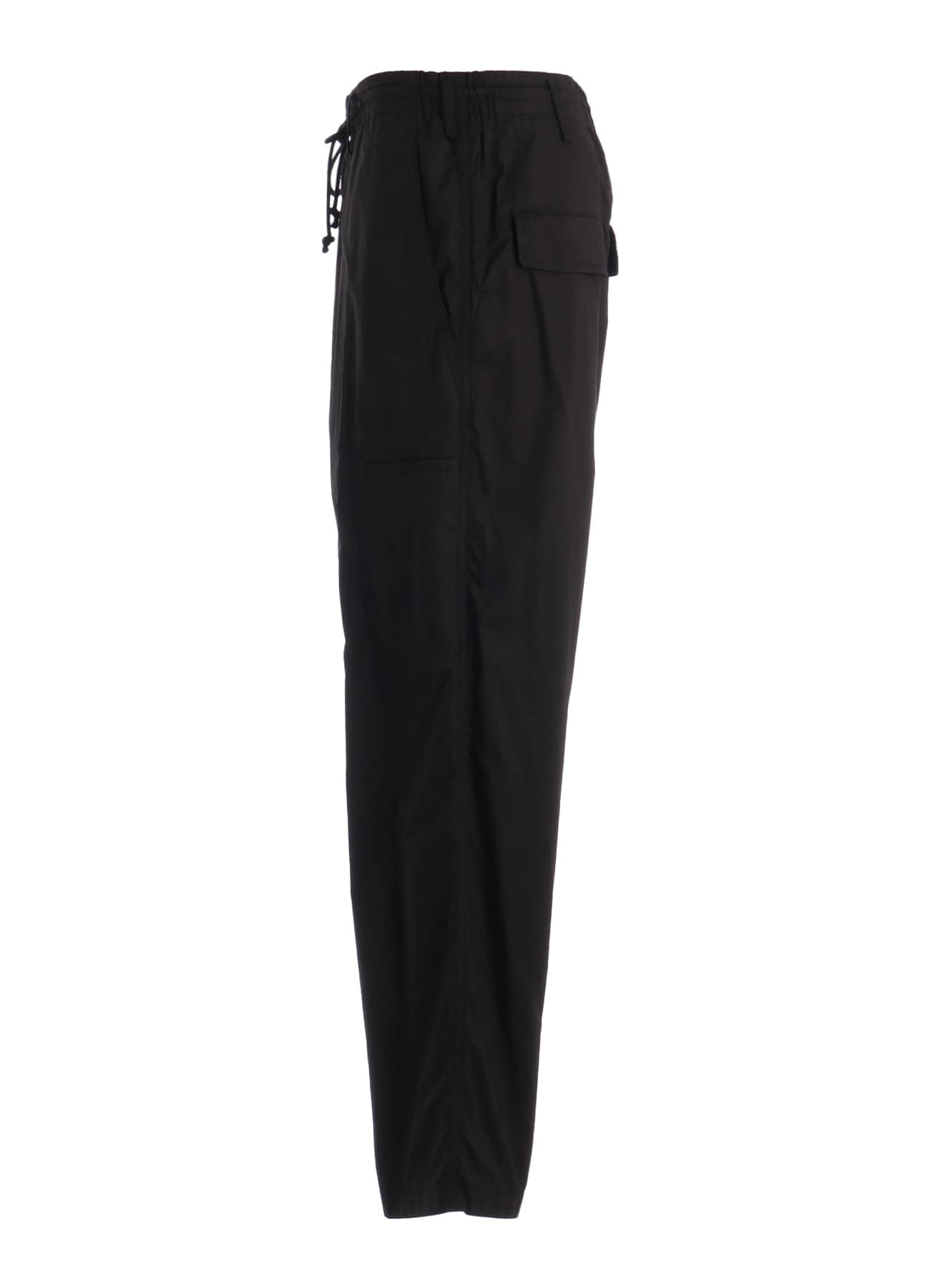 COTTON TYPEWRITER SIDE-POCKET TAPERED PANTS