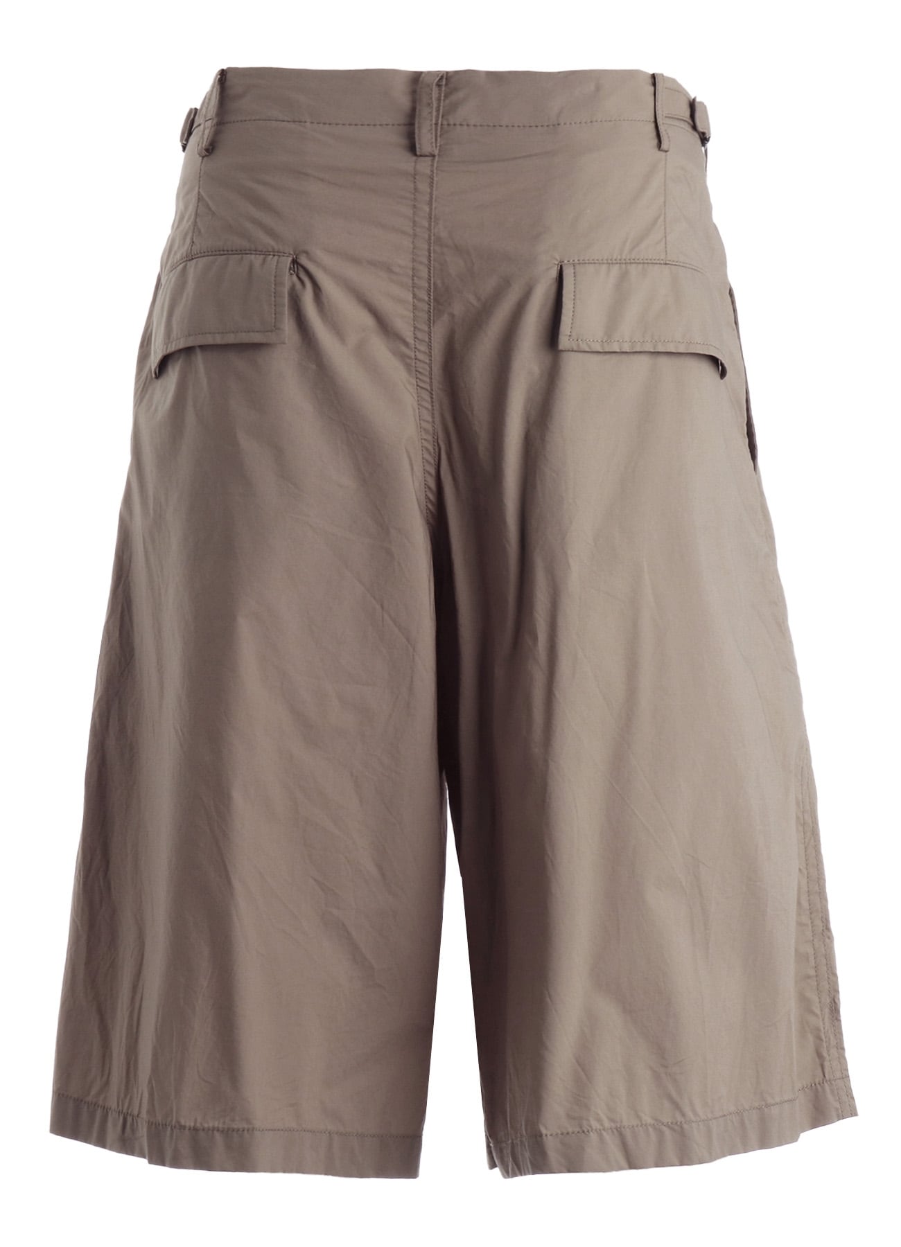 COTTON TYPEWRITER 2-TUCK SHORT PANTS