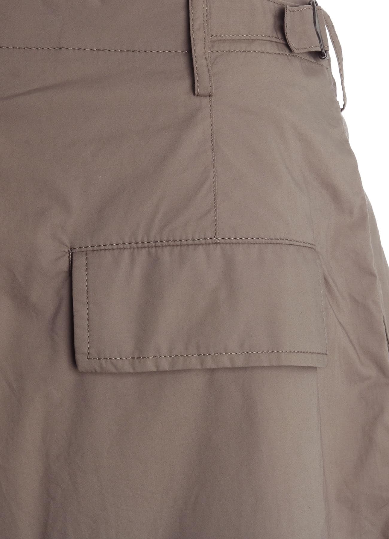 COTTON TYPEWRITER 2-TUCK SHORT PANTS