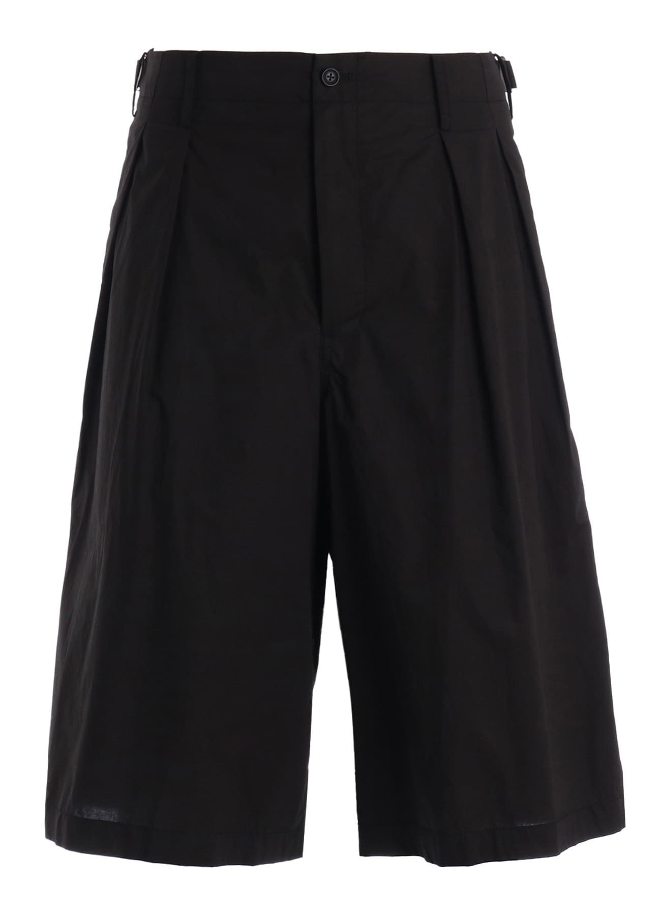 COTTON TYPEWRITER 2-TUCK SHORT PANTS