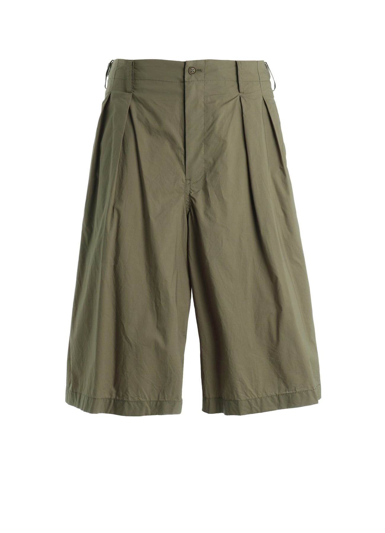 COTTON TYPEWRITER 2-TUCK SHORT PANTS